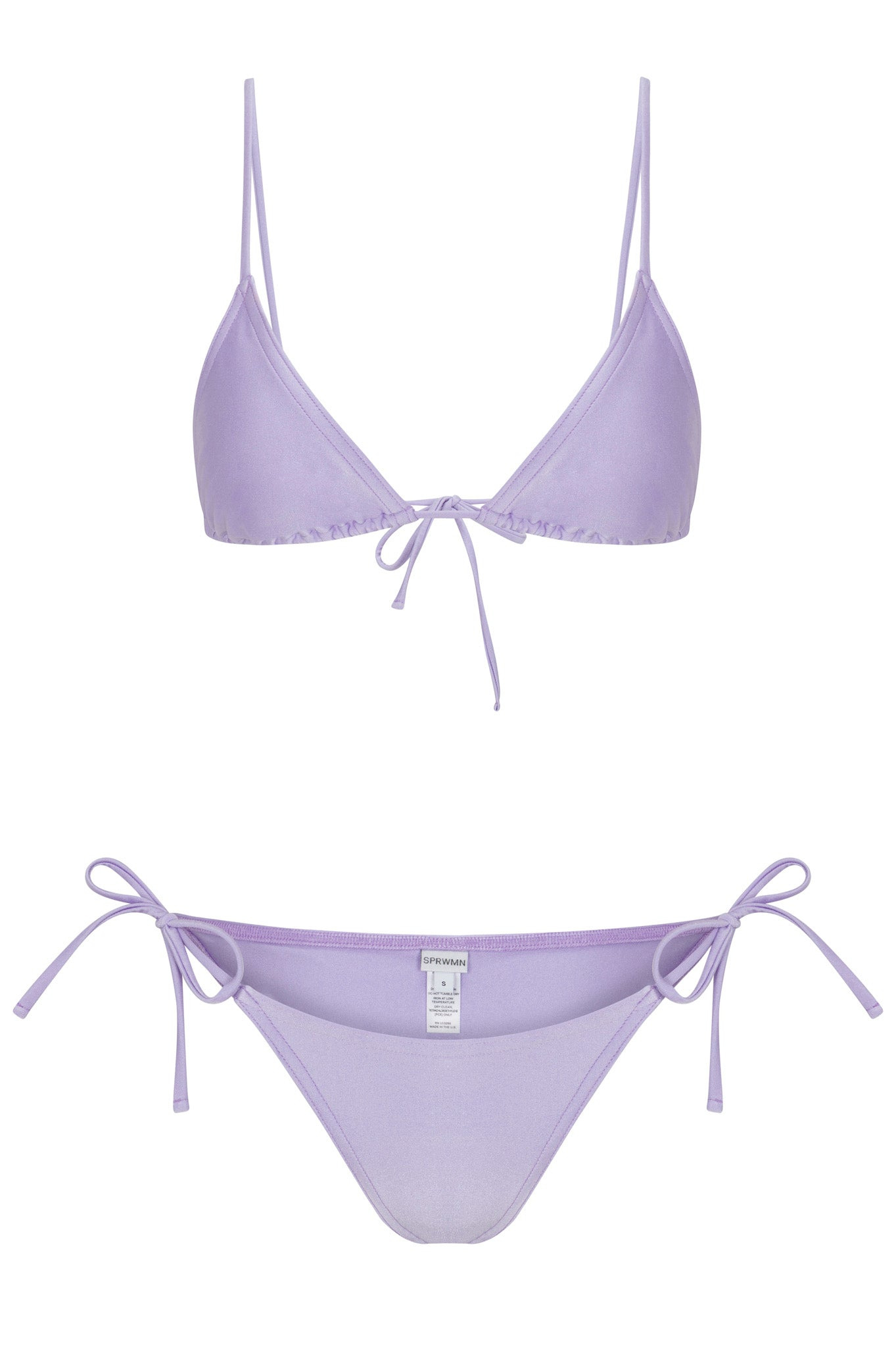 LAVENDER TIE BIKINI BOTTOM - 4