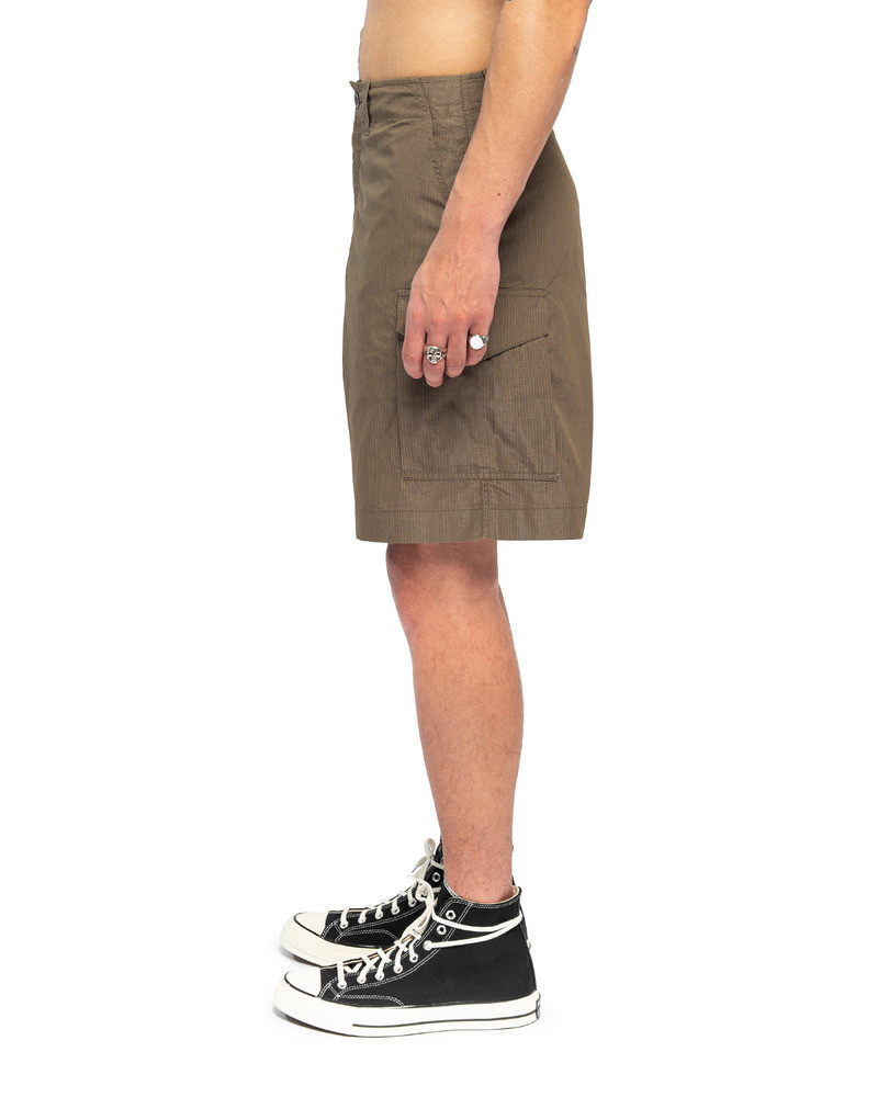 Our Legacy Trekking Cargo Shorts Army Green Cotton Ripstop outlook