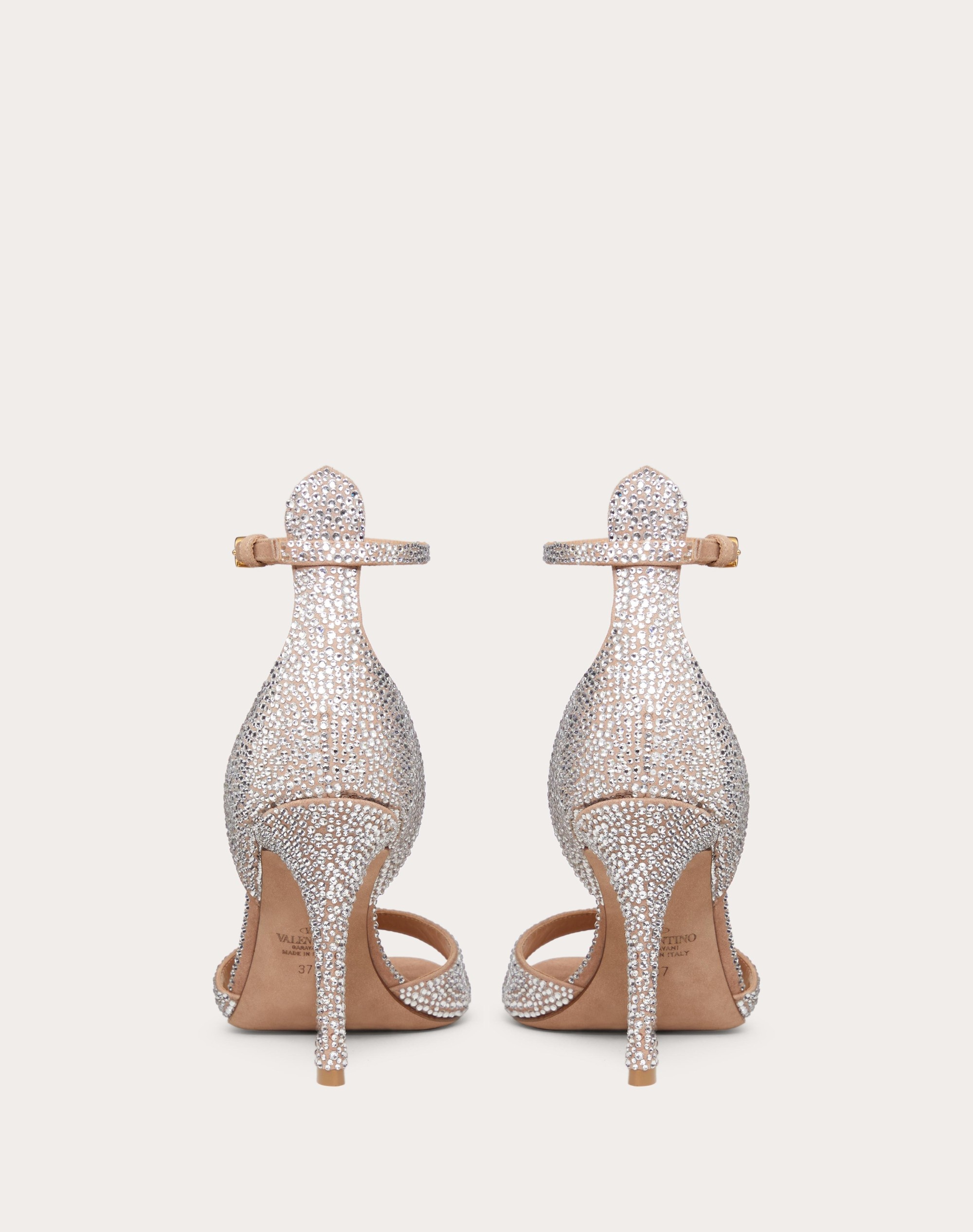 VALENTINO の靴♪ ★ TAN-GO SANDAL★ 100ｍｍ マイクロスタッズ Valentino VALENTINO GARAVANI TAN-GO SANDAL WITH CRYSTALS