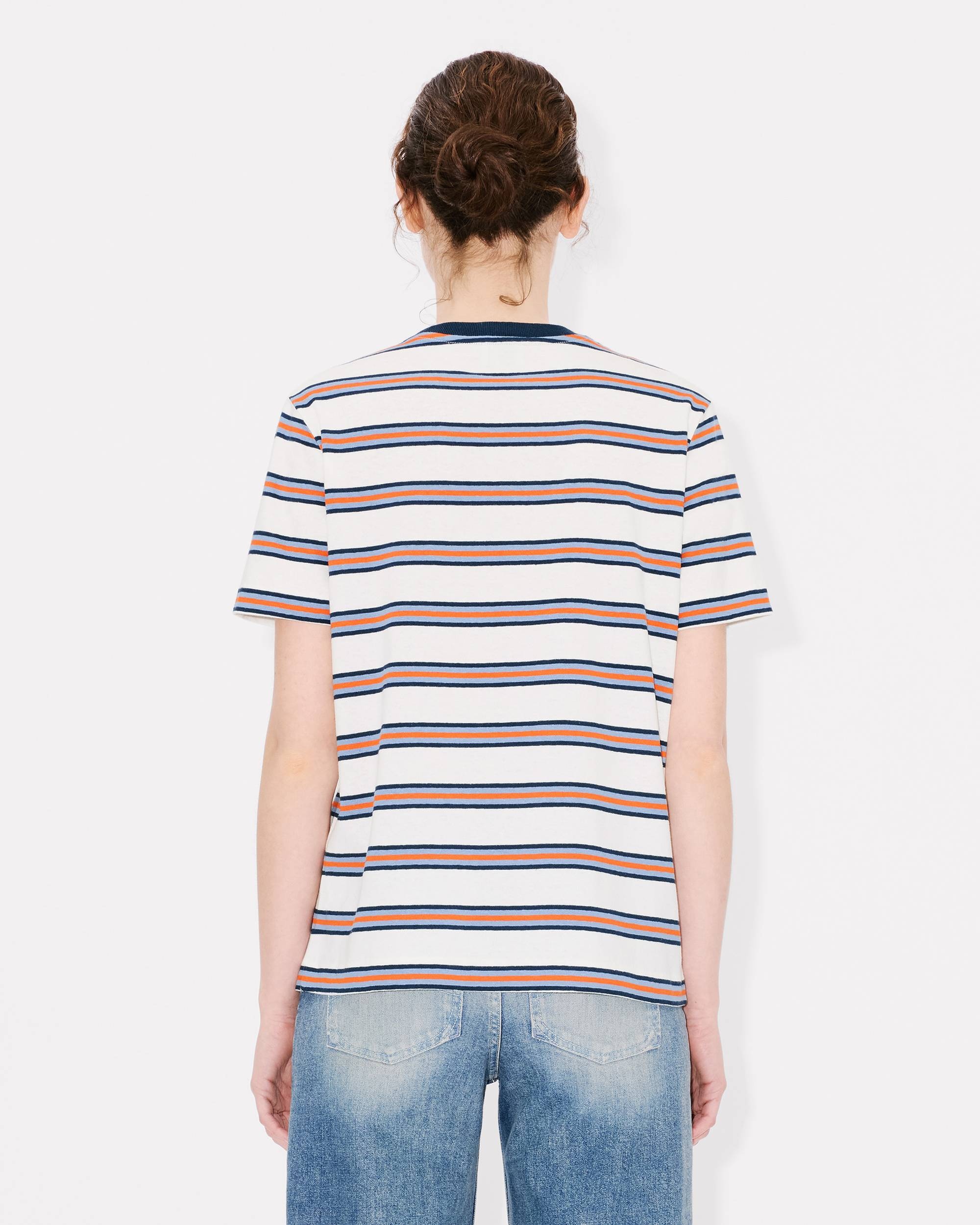 'KENZO Coast Lines' loose T-shirt in cotton linen - 4