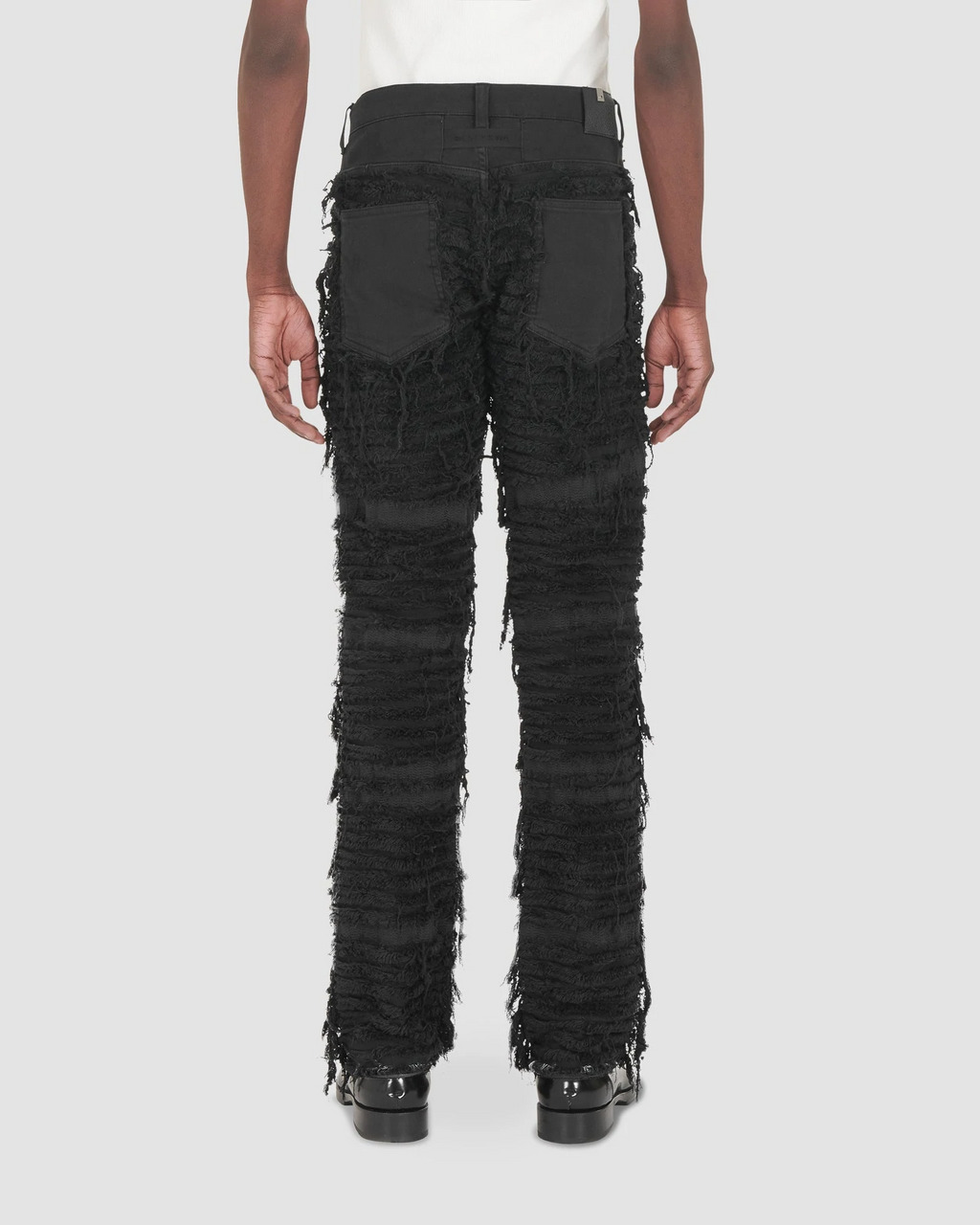 NON STUDDED BLACKMEANS 6 POCKET JEAN - 5