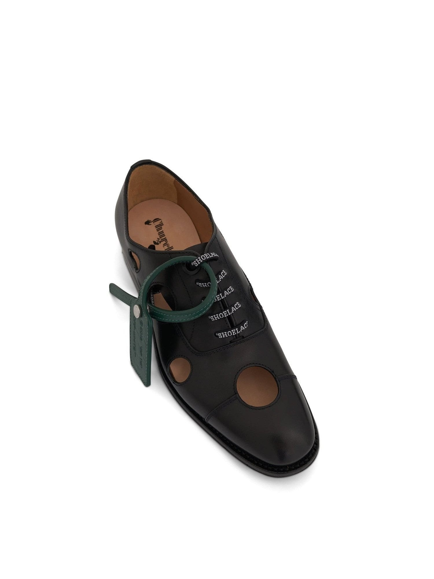 Off-White x Church's Consul Shoe in Black/Green - 4
