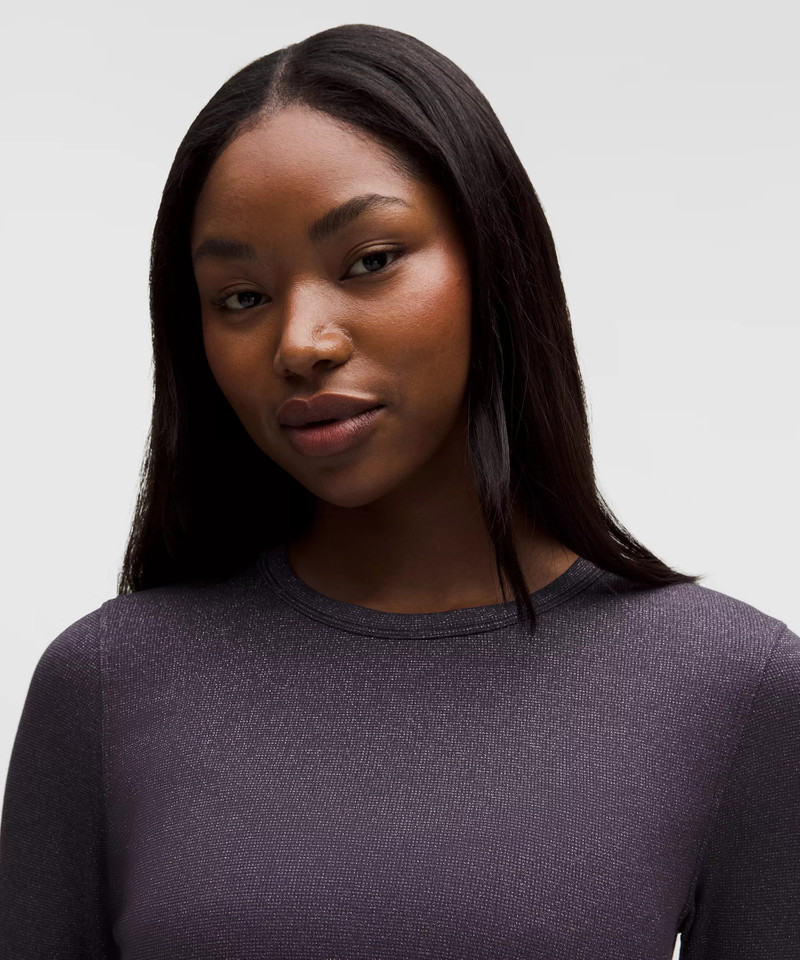 lululemon Hold Tight Long-Sleeve Shirt *Sparkle outlook