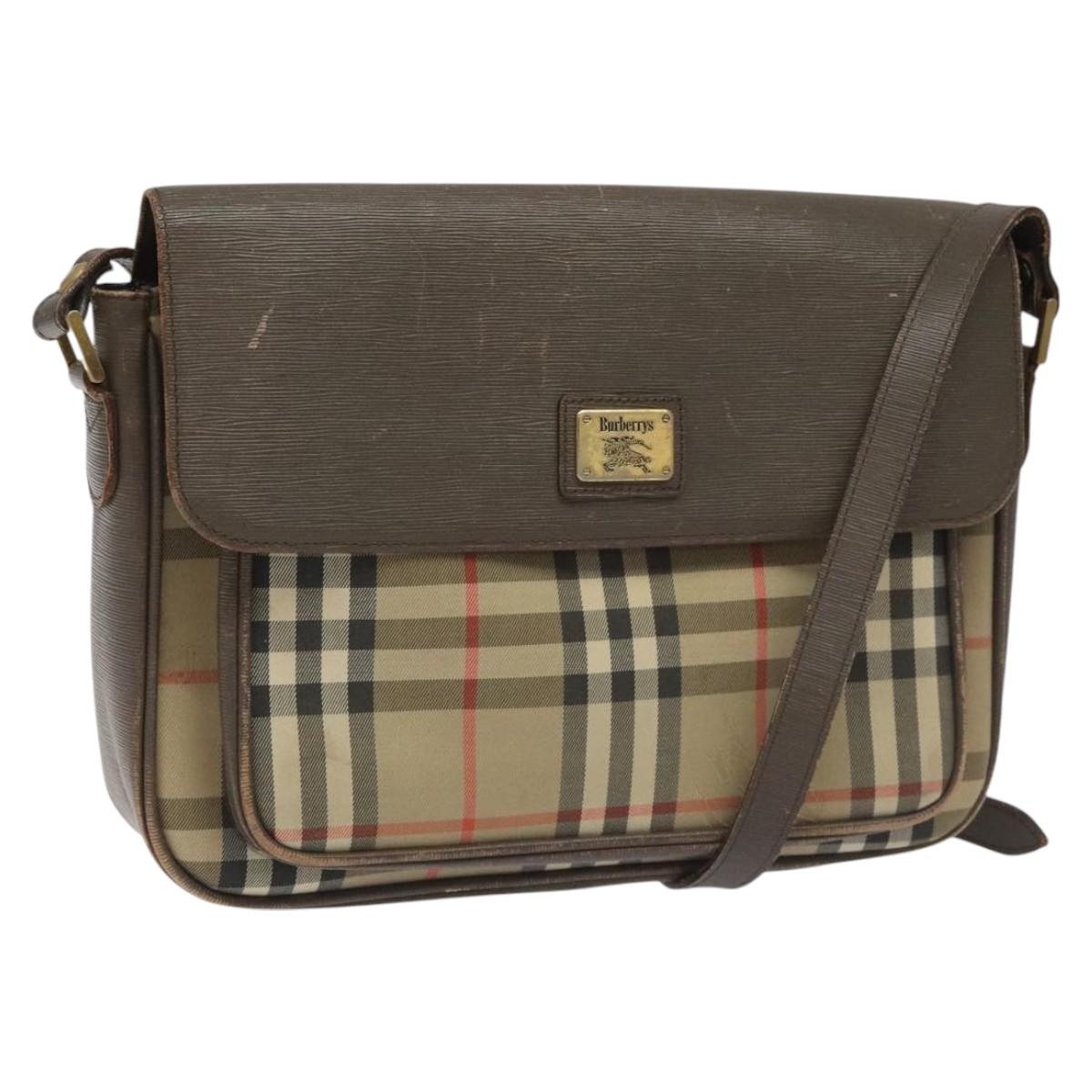 Burberry Nova Check Shoulder Bag Beige - 1