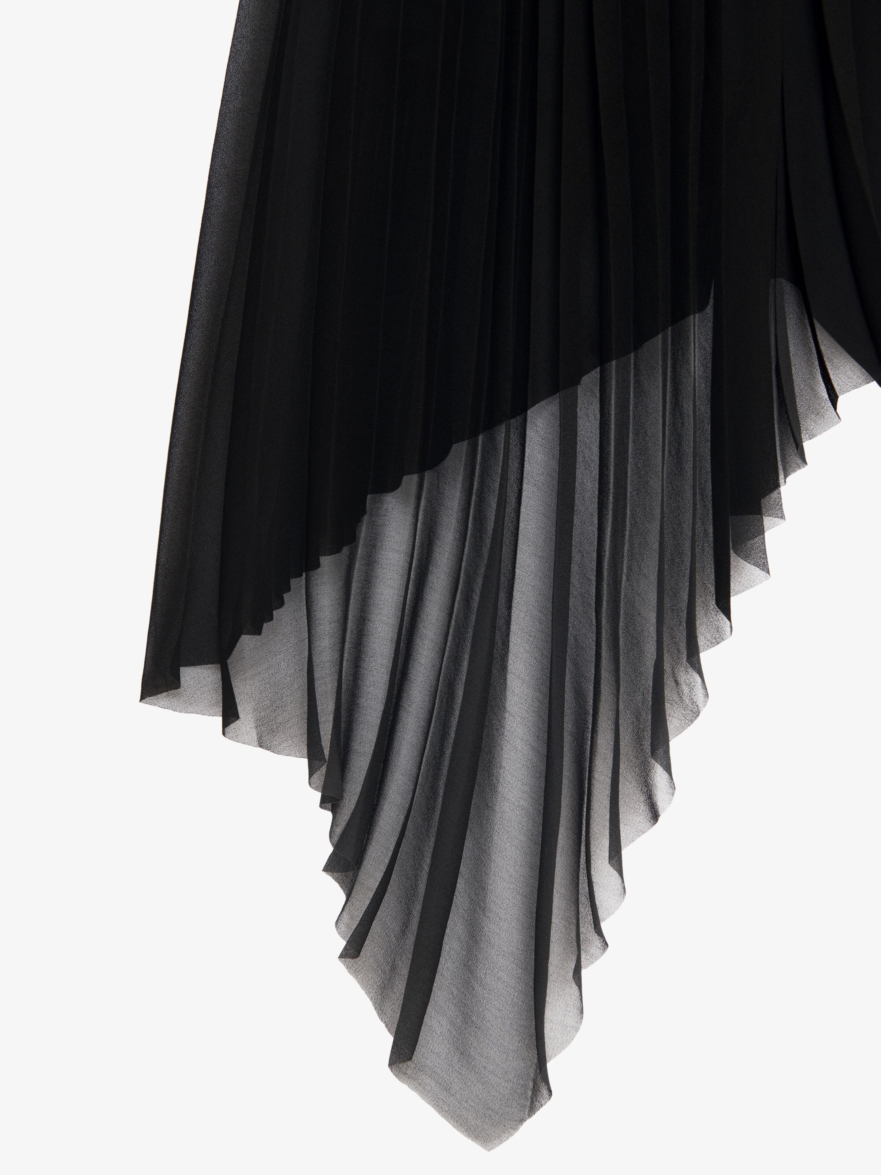 ASYMMETRICAL PLEATED SKIRT - 5