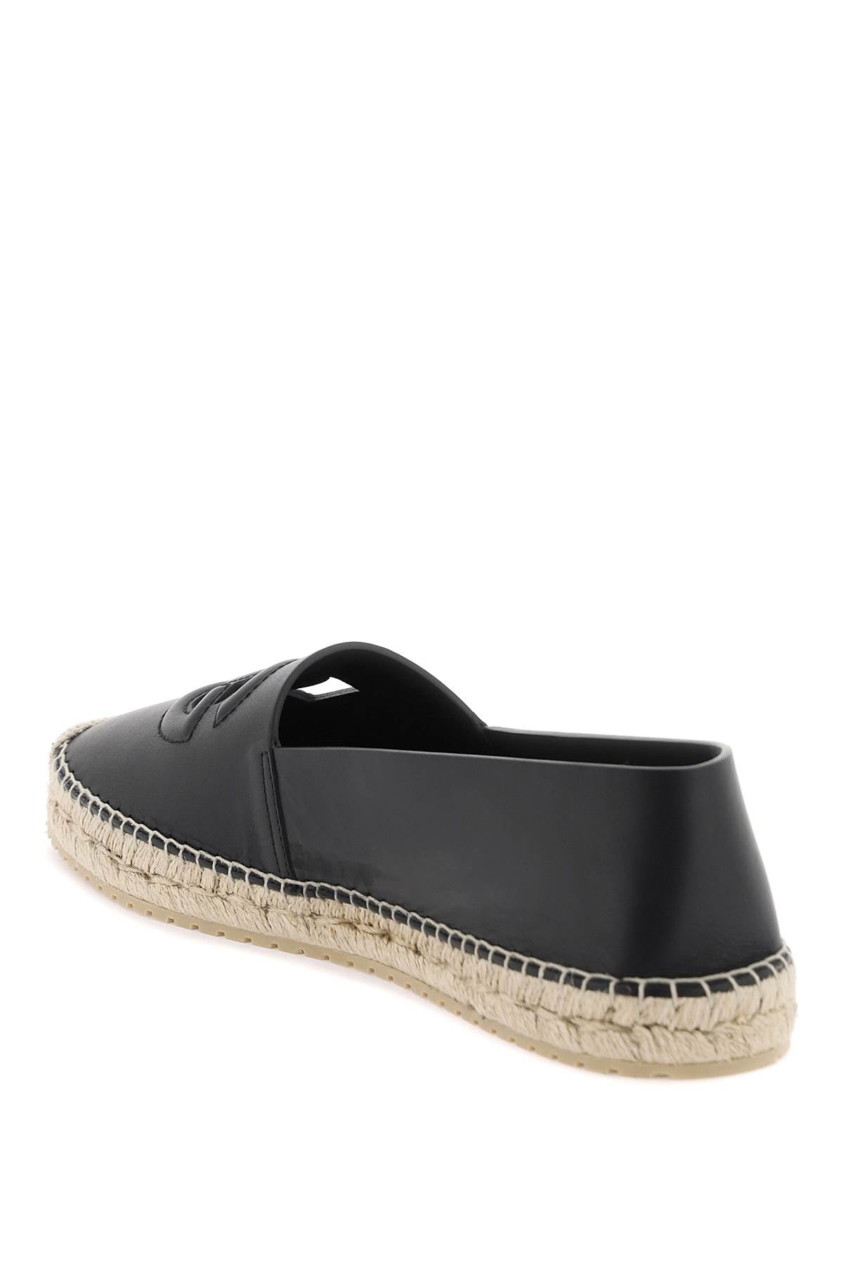 Dolce & Gabbana Leather Espadrilles With Dg Logo And Men - 3