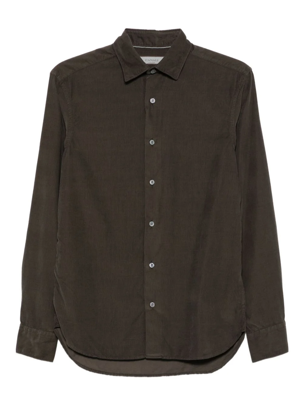 corduroy long-sleeve shirt - 1
