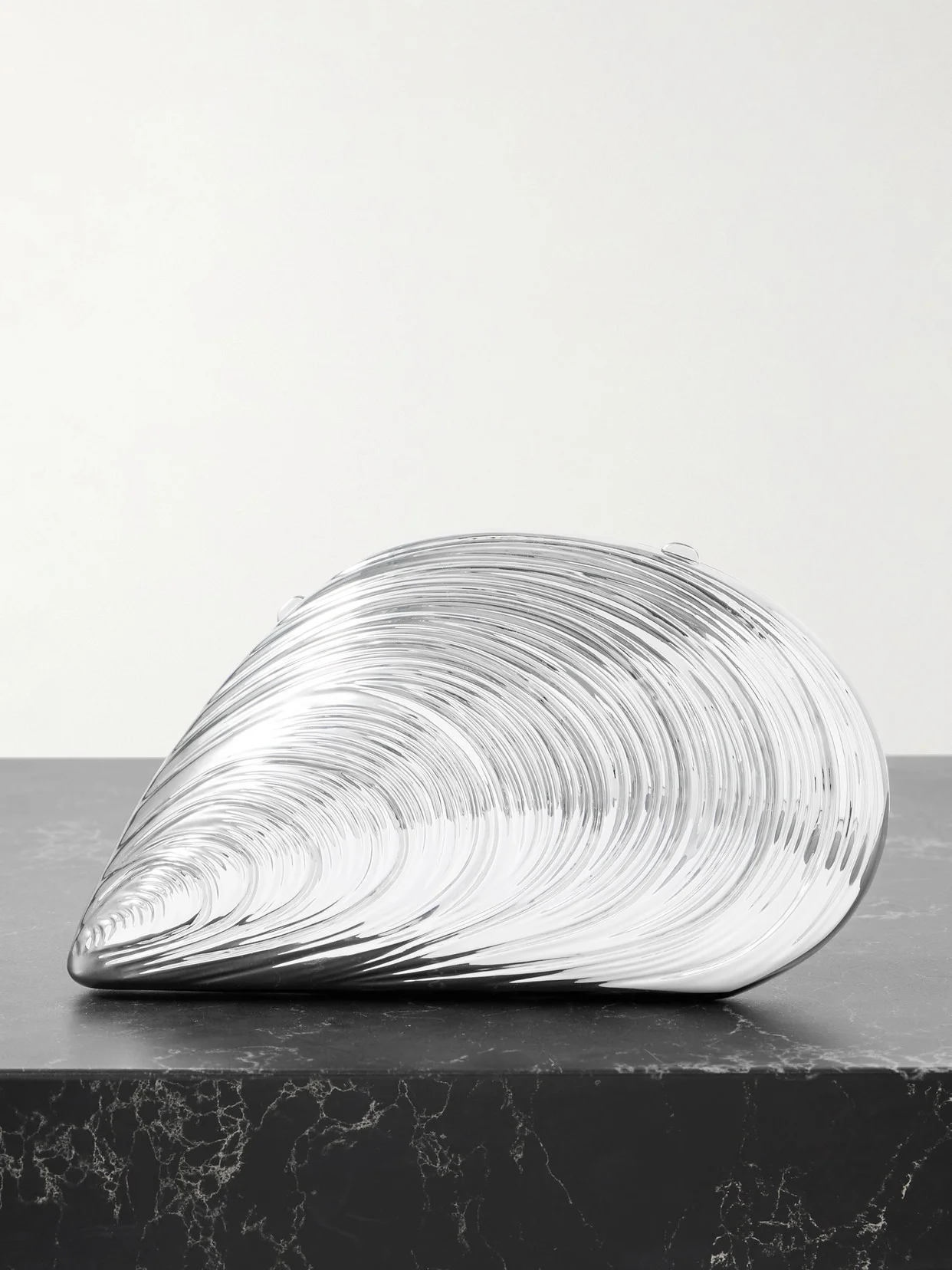 Bridget Silver-tone Clutch - 1