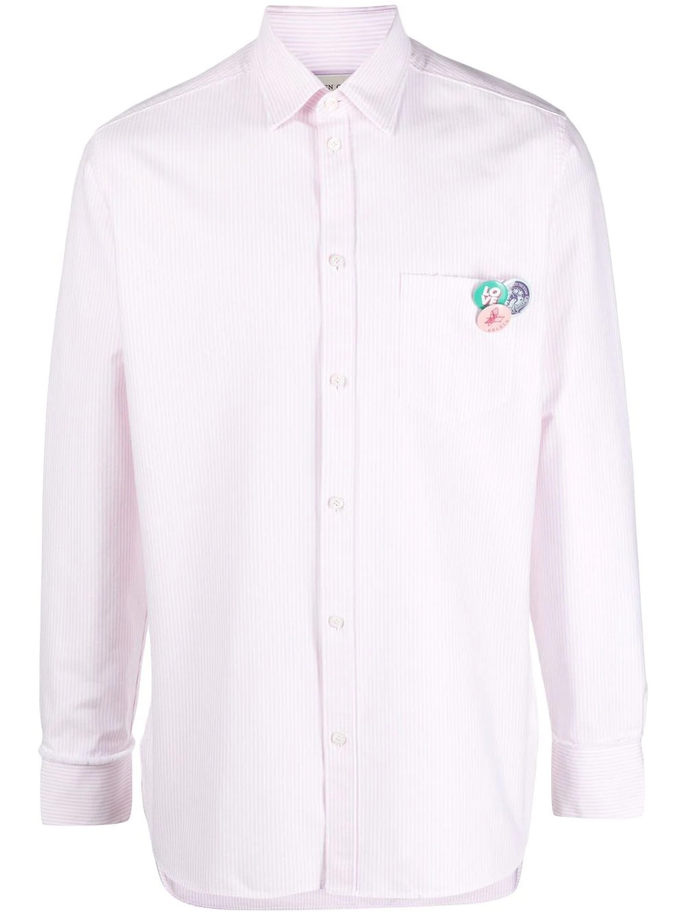 logo-badge detail shirt - 1