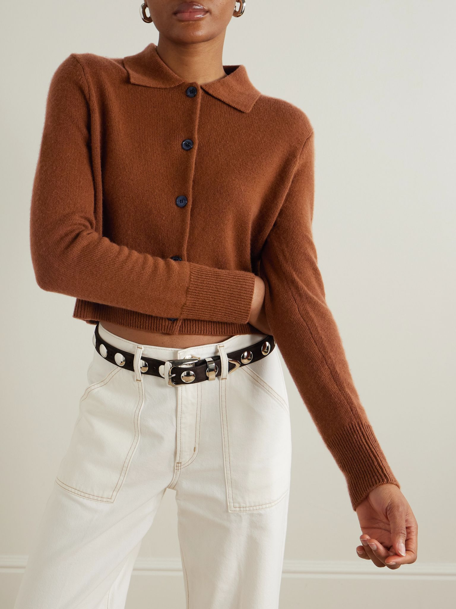 Cashmere cardigan Brown - 3