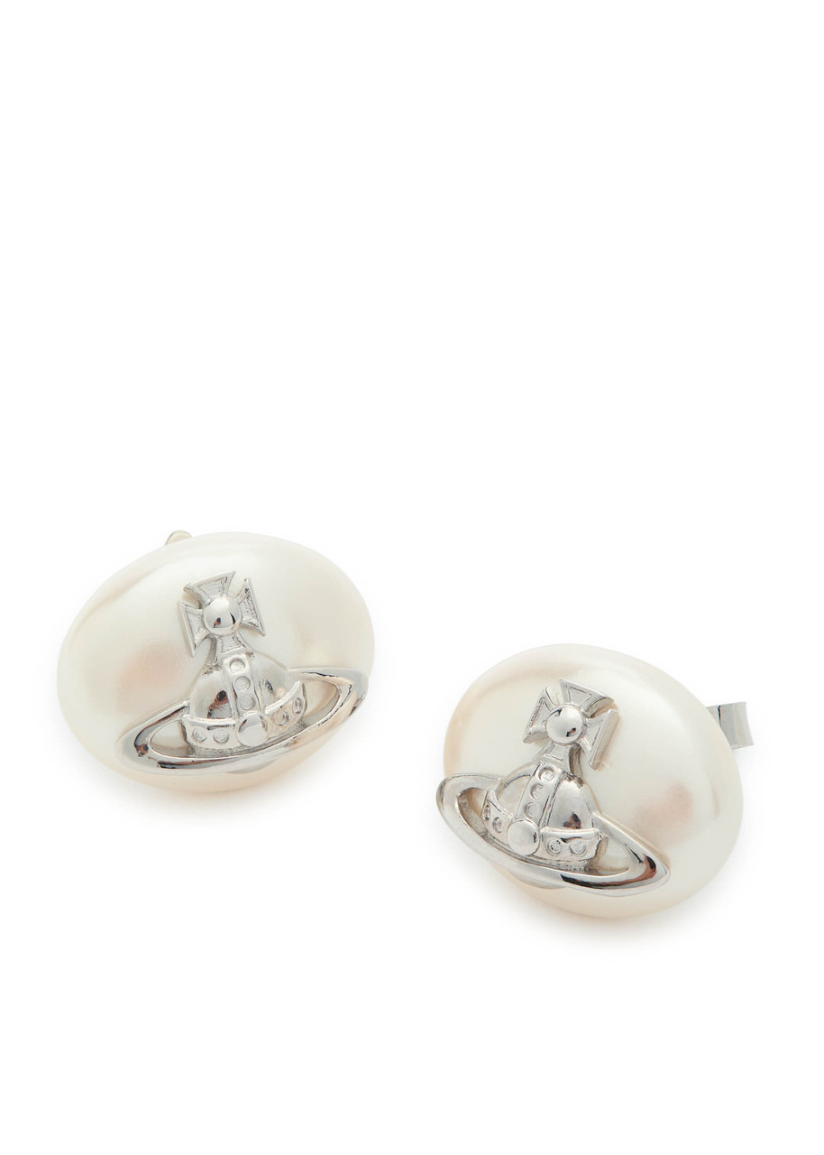 Vivienne Westwood Lavinia Faux Pearl-embellished Stud Earrings - 3