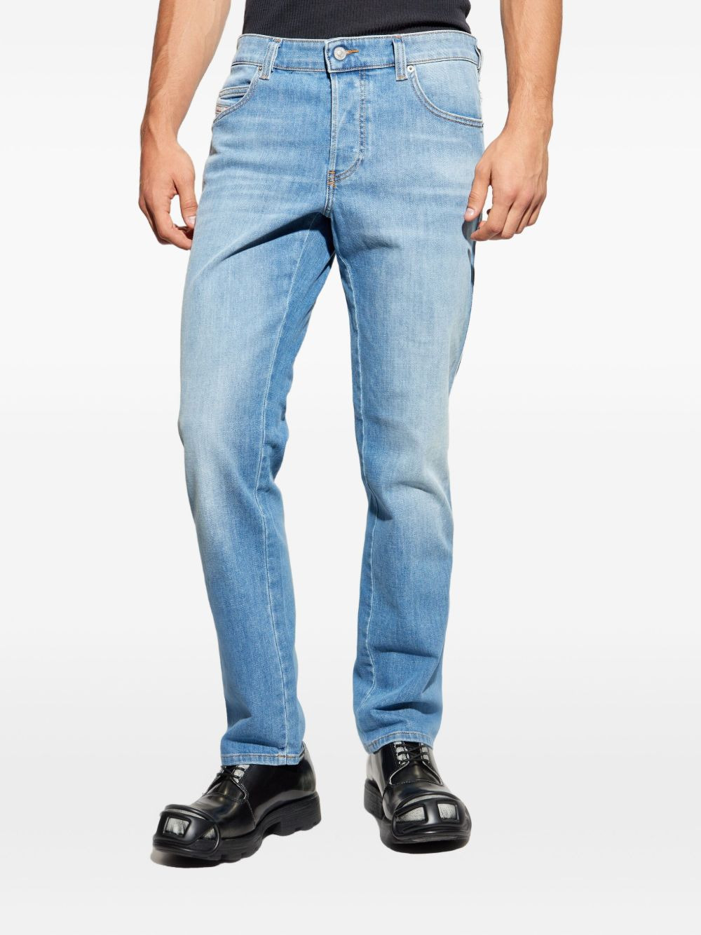 logo-plaque jeans - 3