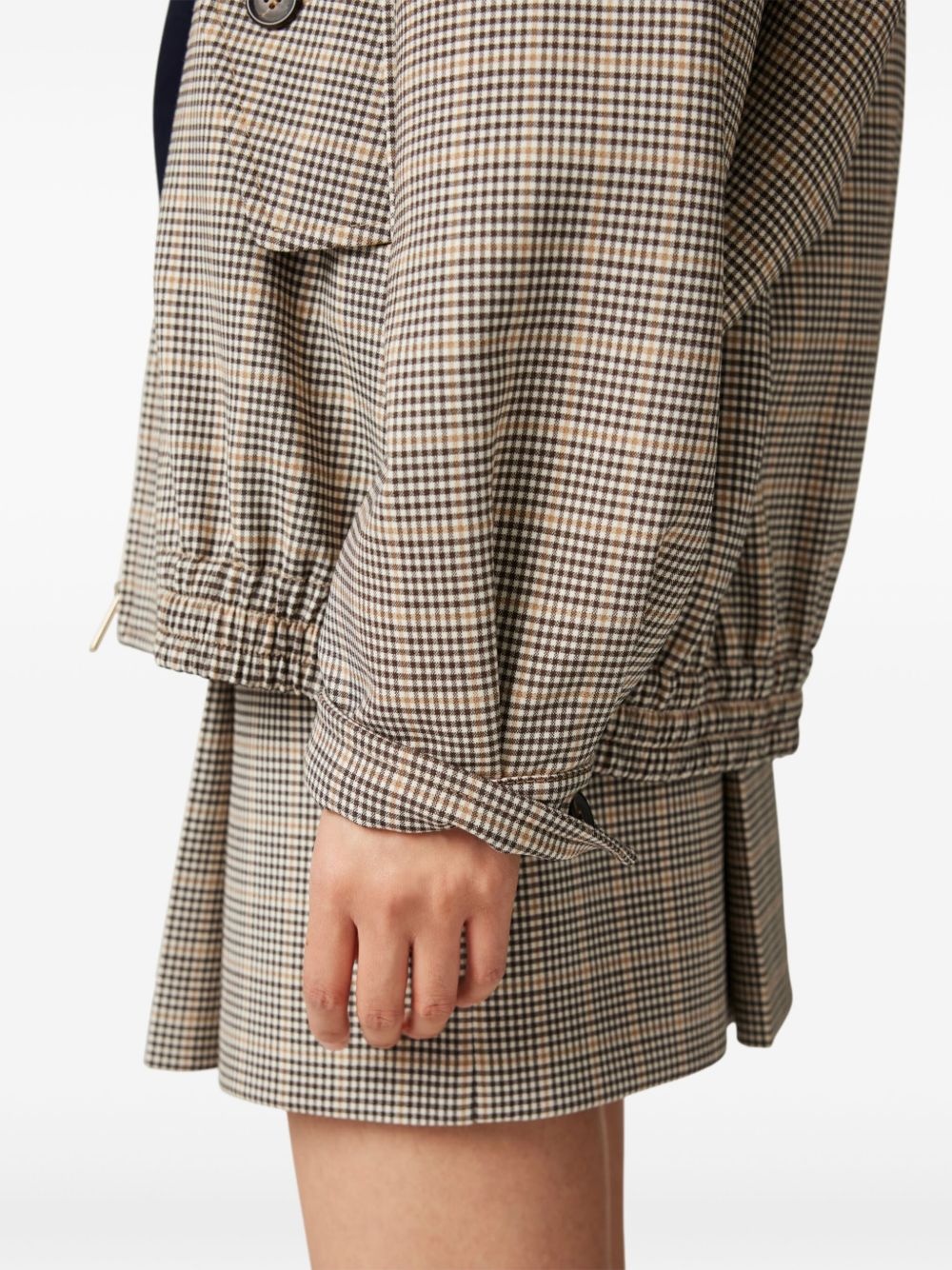 checked mini skirt - 5