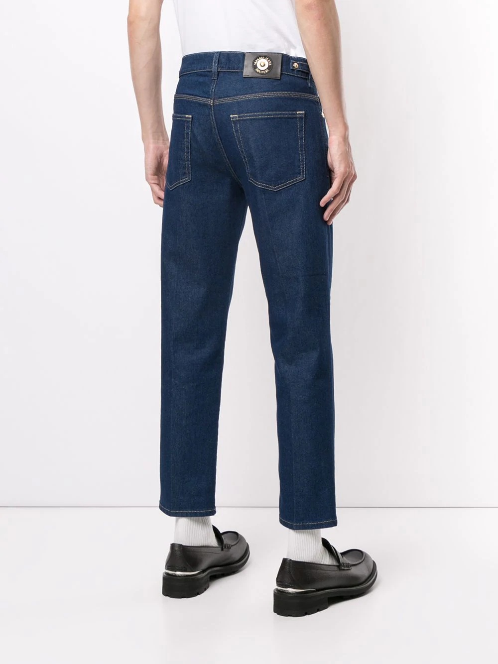 mid-rise straight jeans - 4