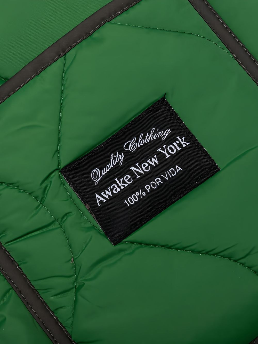 quilted diamond-pattern vest - 4