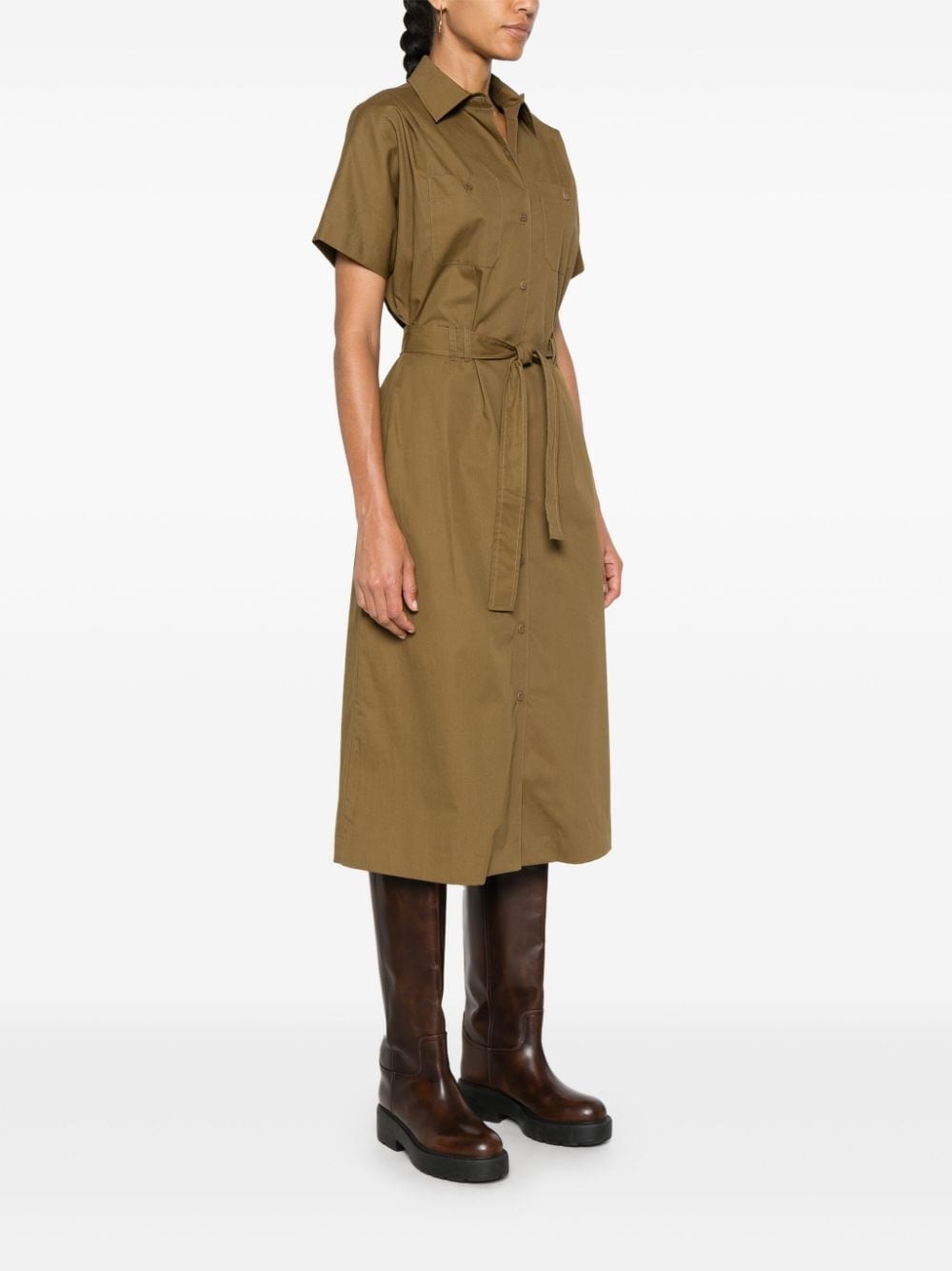 shirt midi dress - 3