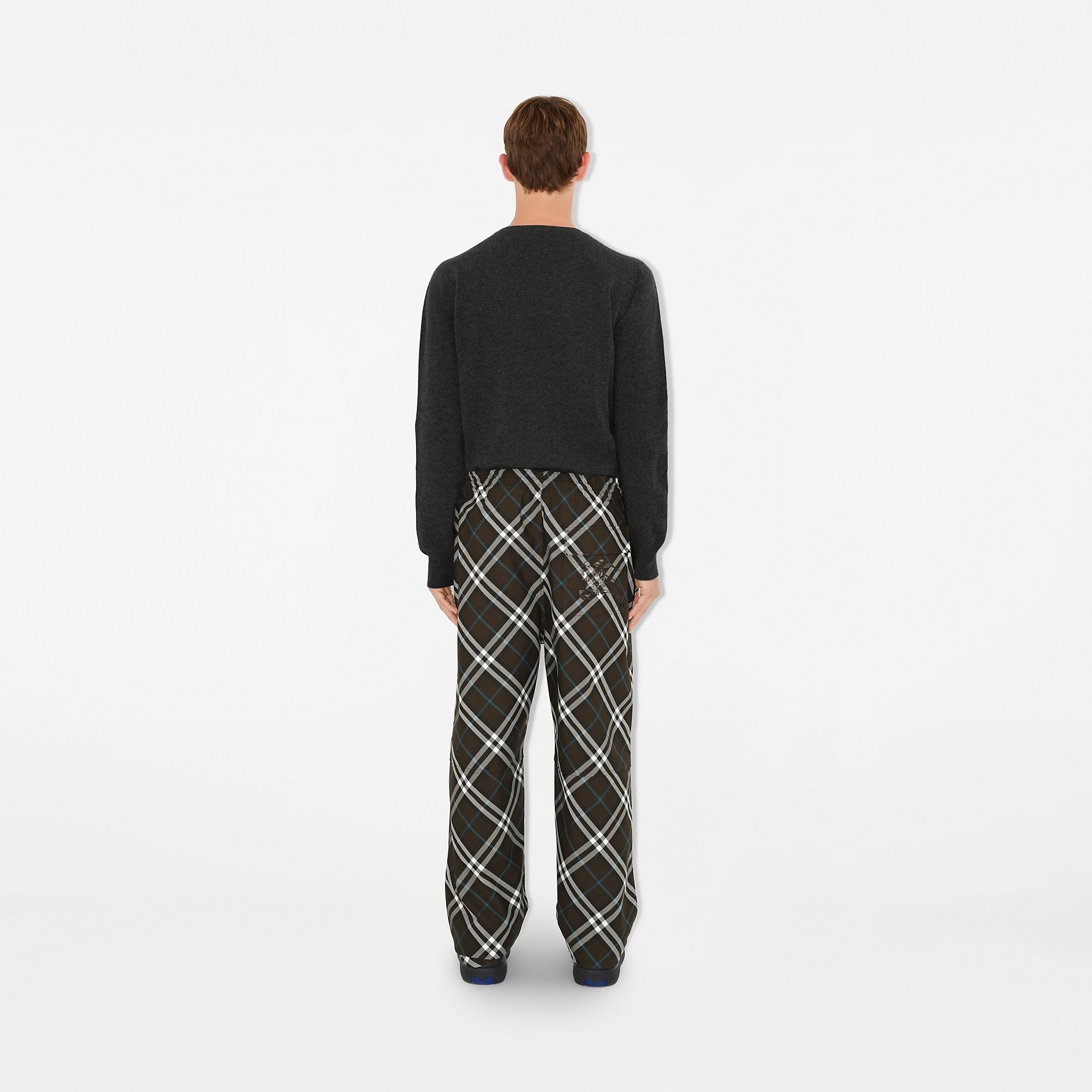 Check Twill Trousers - 4