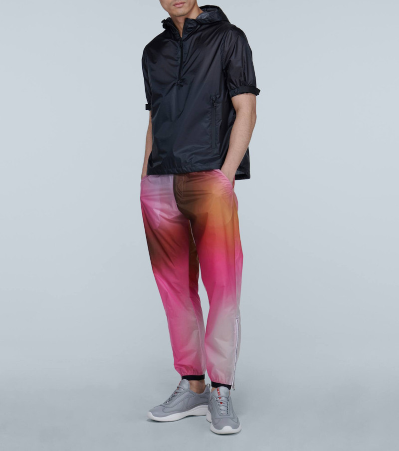 Prada printed technical pants outlook