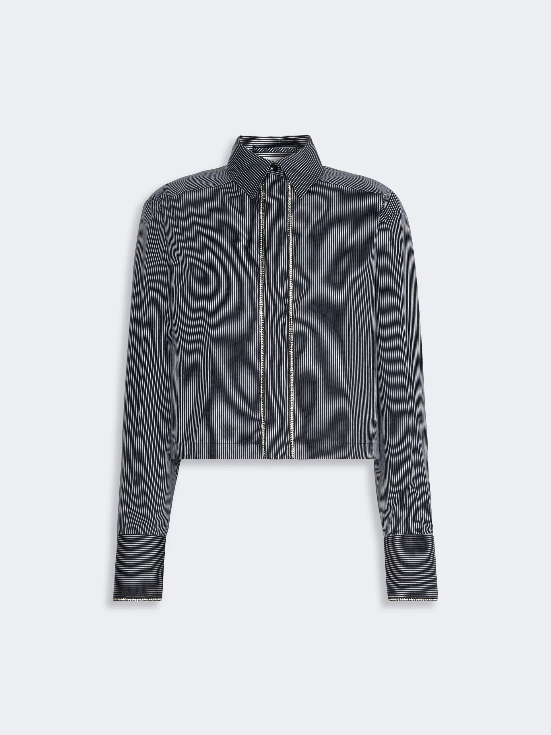 MAGMA Cotton boxy shirt - BLACK - 1
