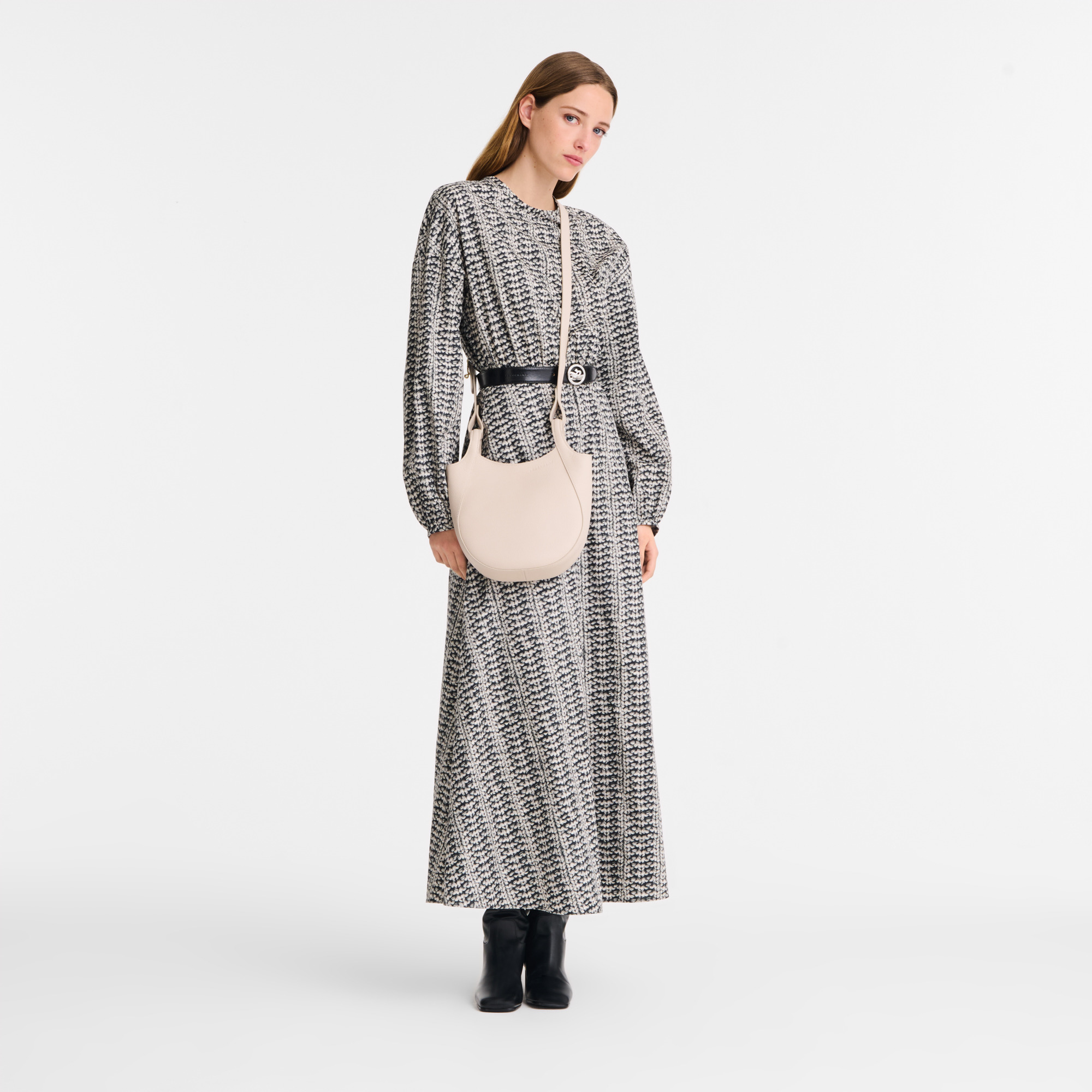 Le Foulonné S Crossbody bag Paper - Leather - 2