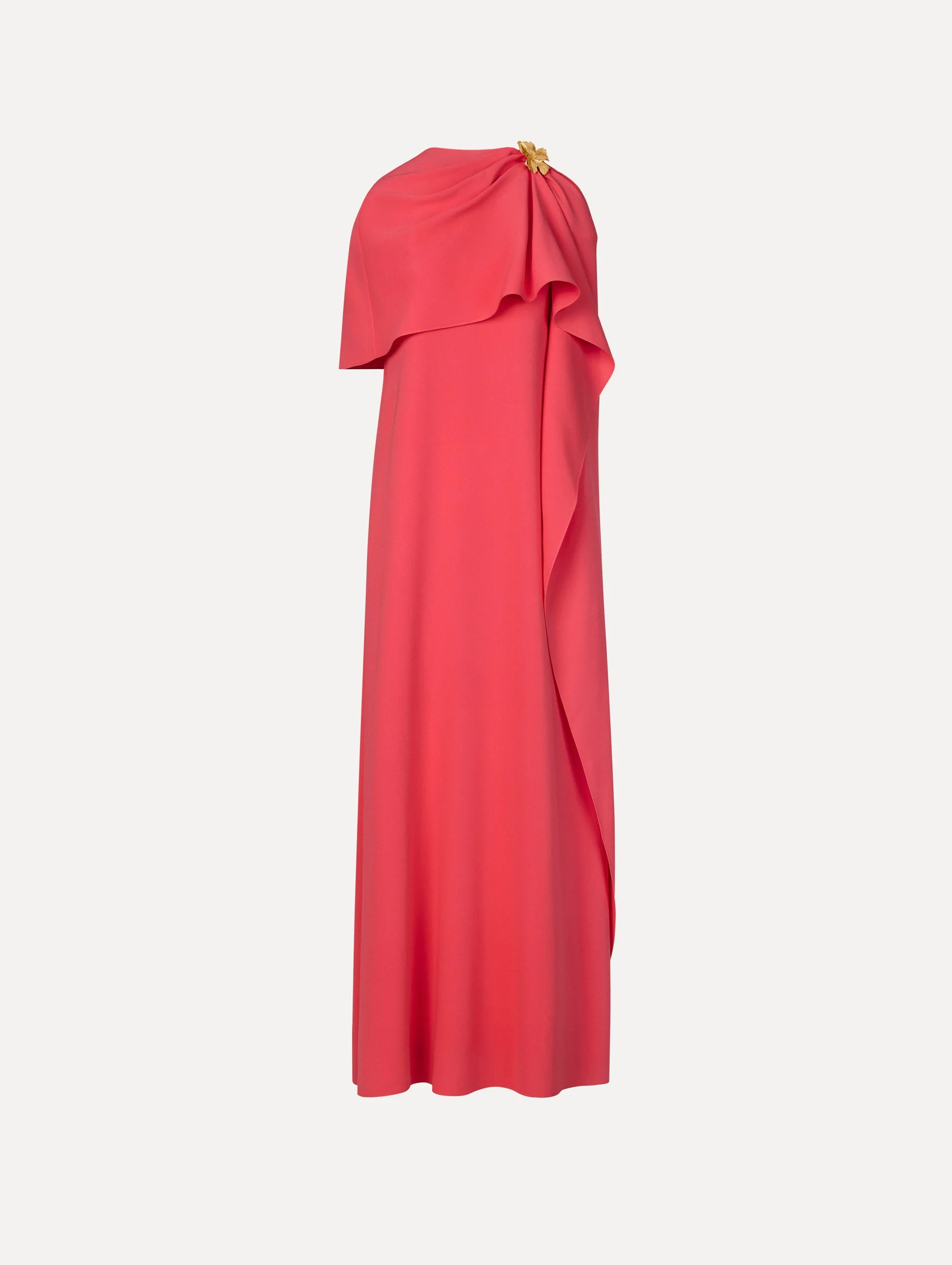 HIBISCUS BROOCH GEORGETTE CAFTAN - 1