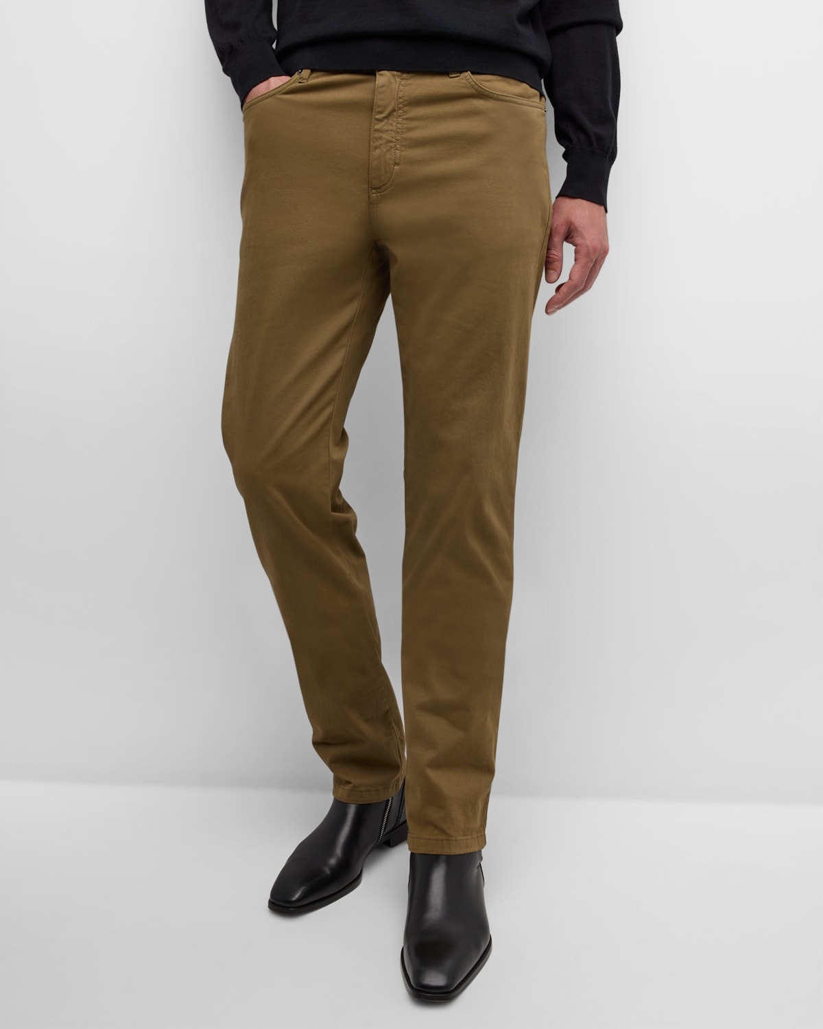 Men's 5-Pocket Stretch Gabardine Pants - 5