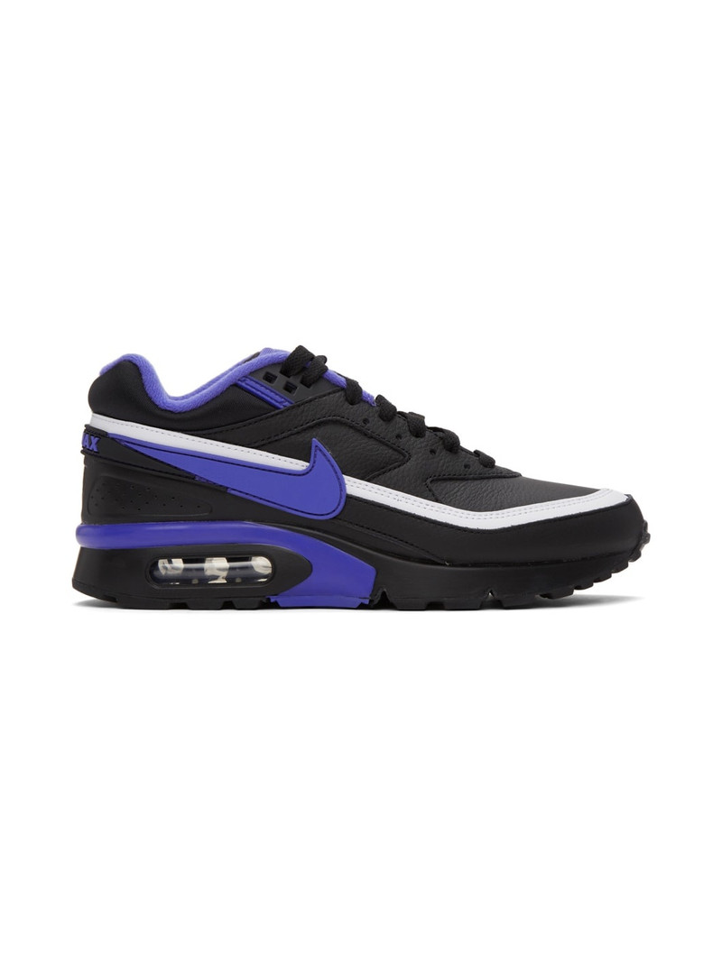 Black & Purple Air Max BW OG Sneakers - 1