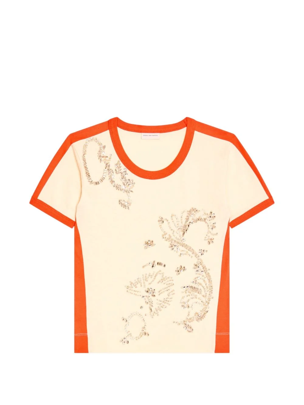 embellished-appliqué T-shirt - 1