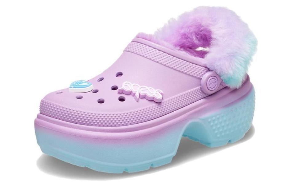 (WMNS) Crocs x Aespa Clogs 'Lilac Blue' 208688-90H - 2