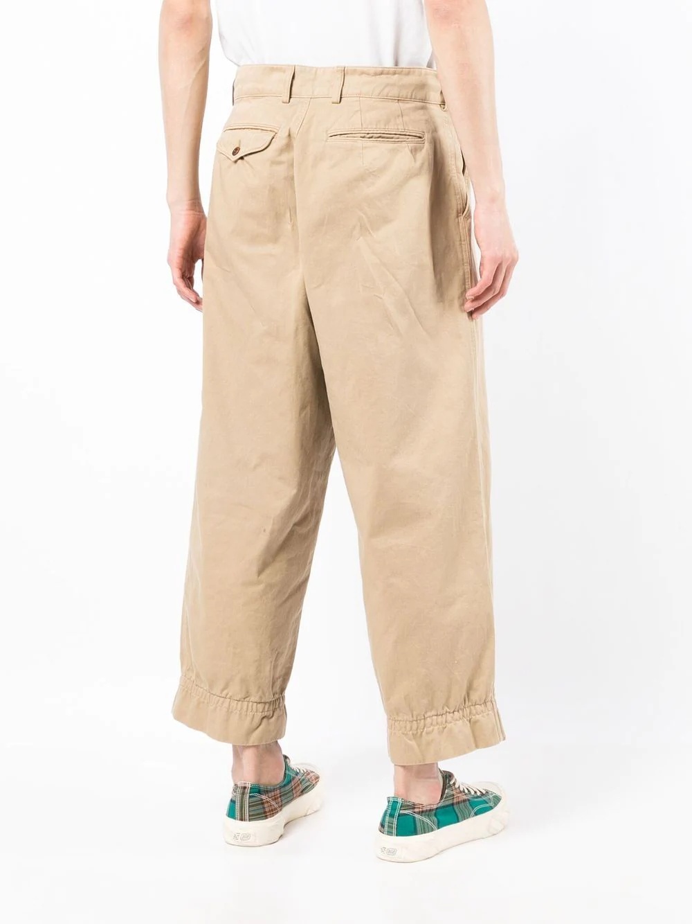 straight-leg chino trousers - 4