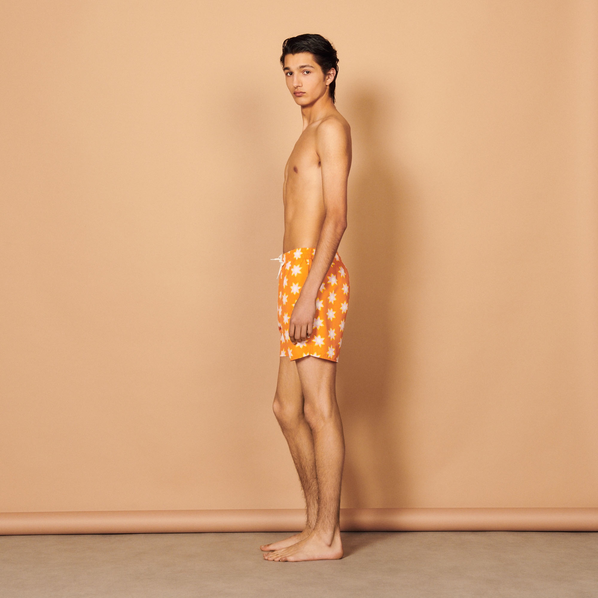 Floral print swim shorts - 4