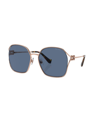Miu Miu oversized-frame tinted sunglasses outlook