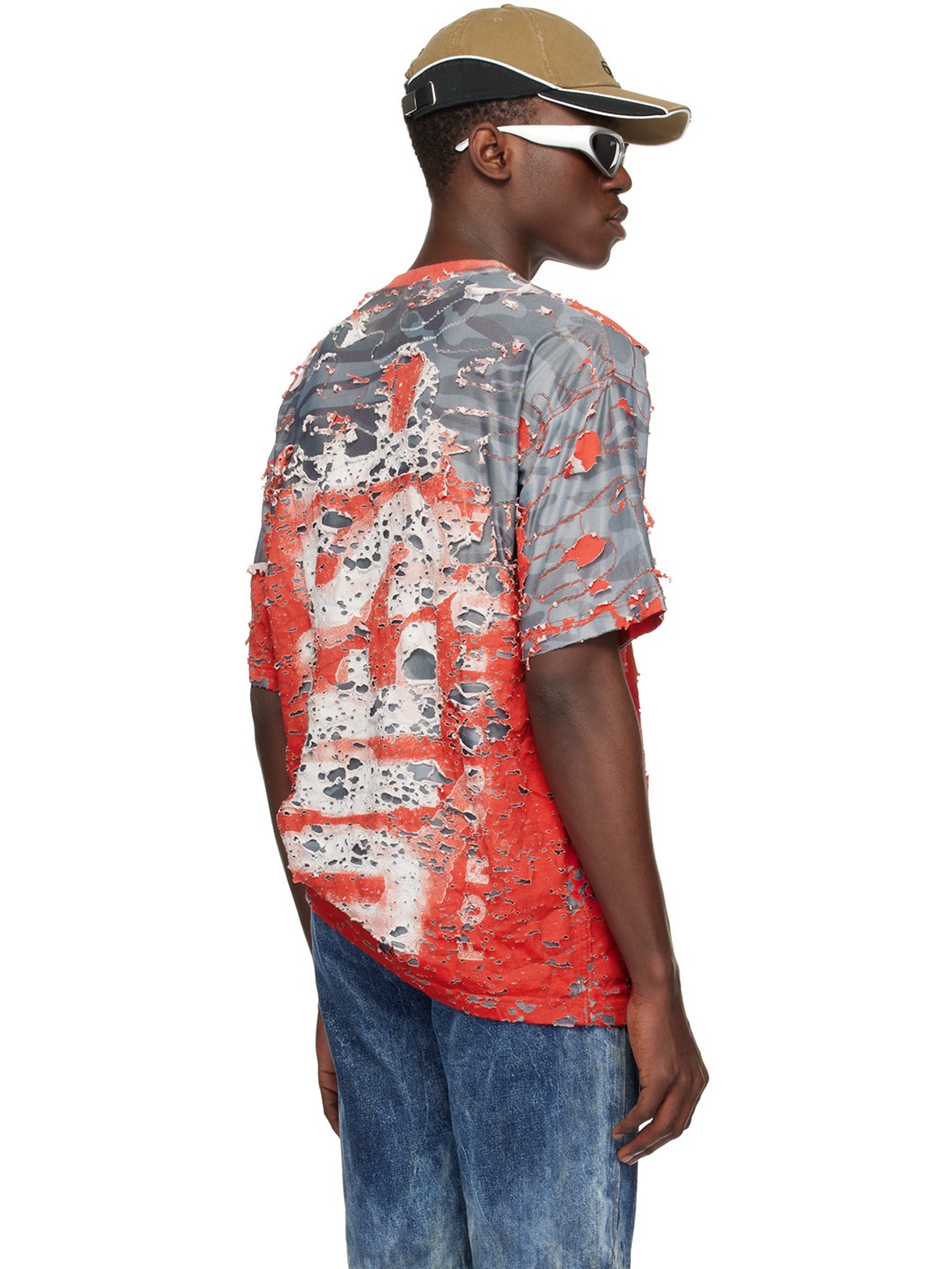 Red & Gray T-Boxt-Peel T-Shirt - 3