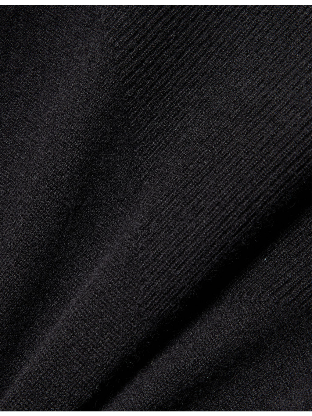 Side-Slit Long-Sleeve Cashmere Midi Jumper Dress - 2