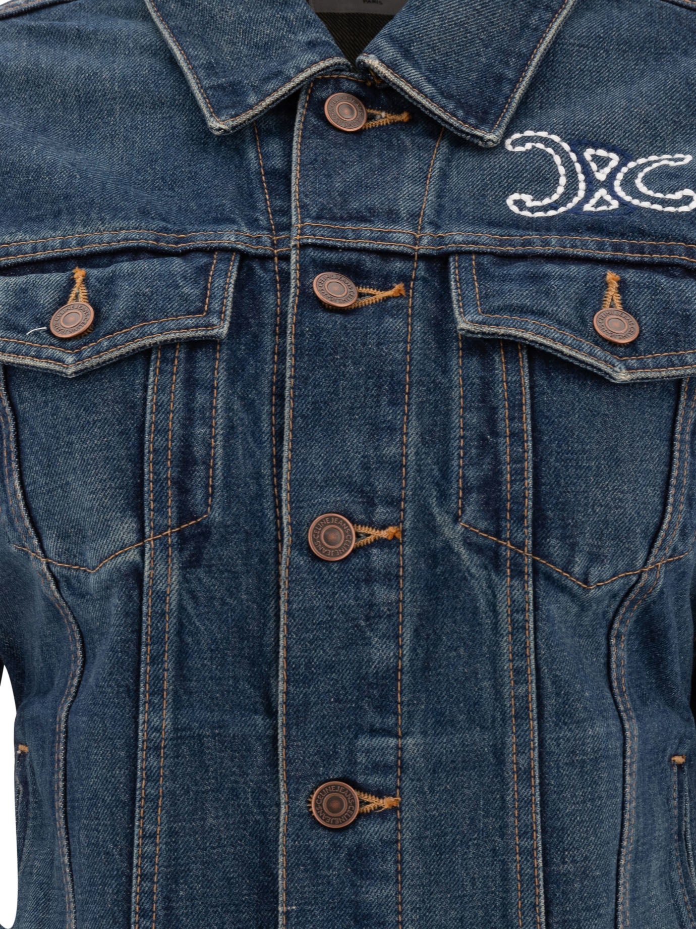 Celine Embroidered Trucker Jacket - 3