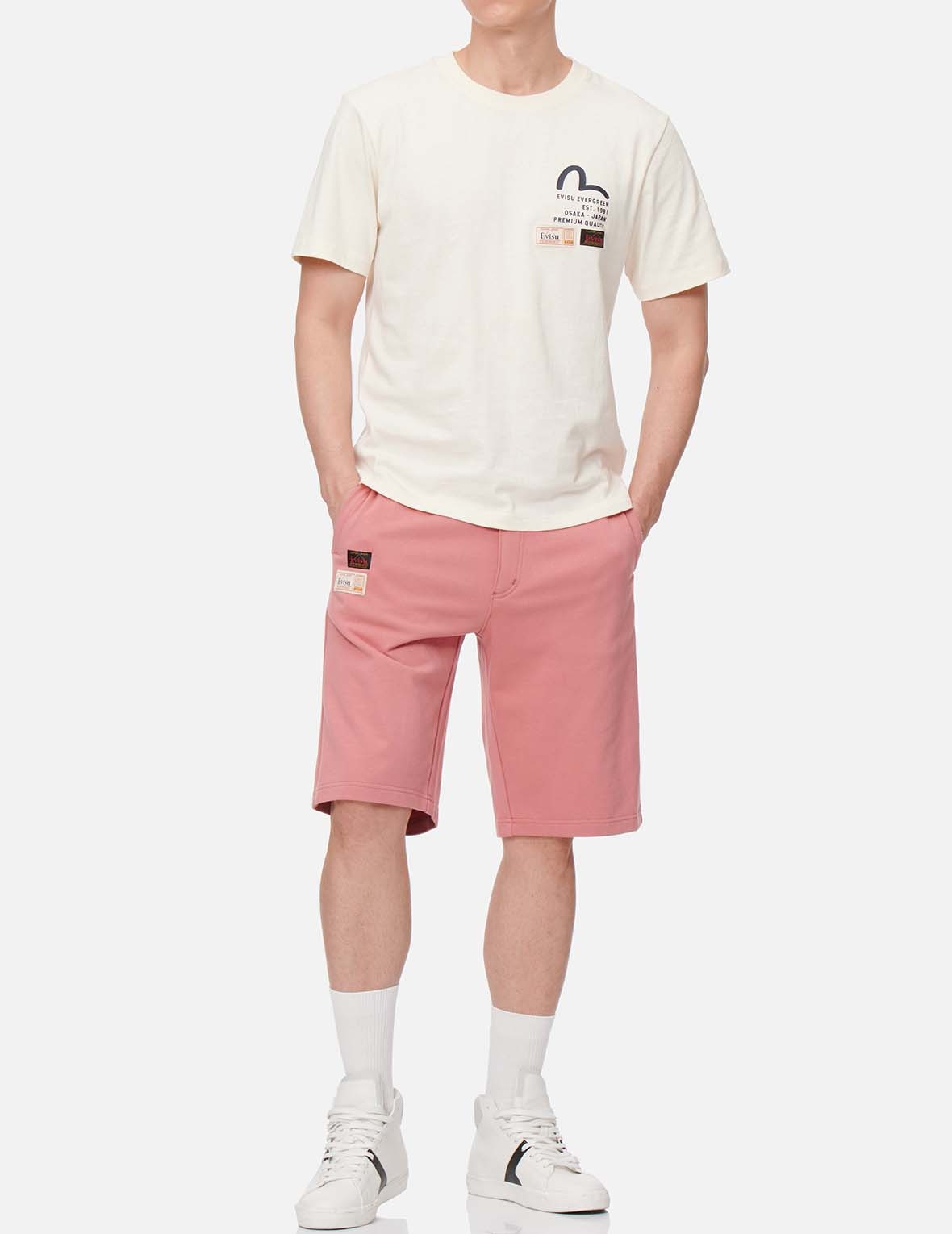 GODHEAD PRINT SWEAT SHORTS - 6