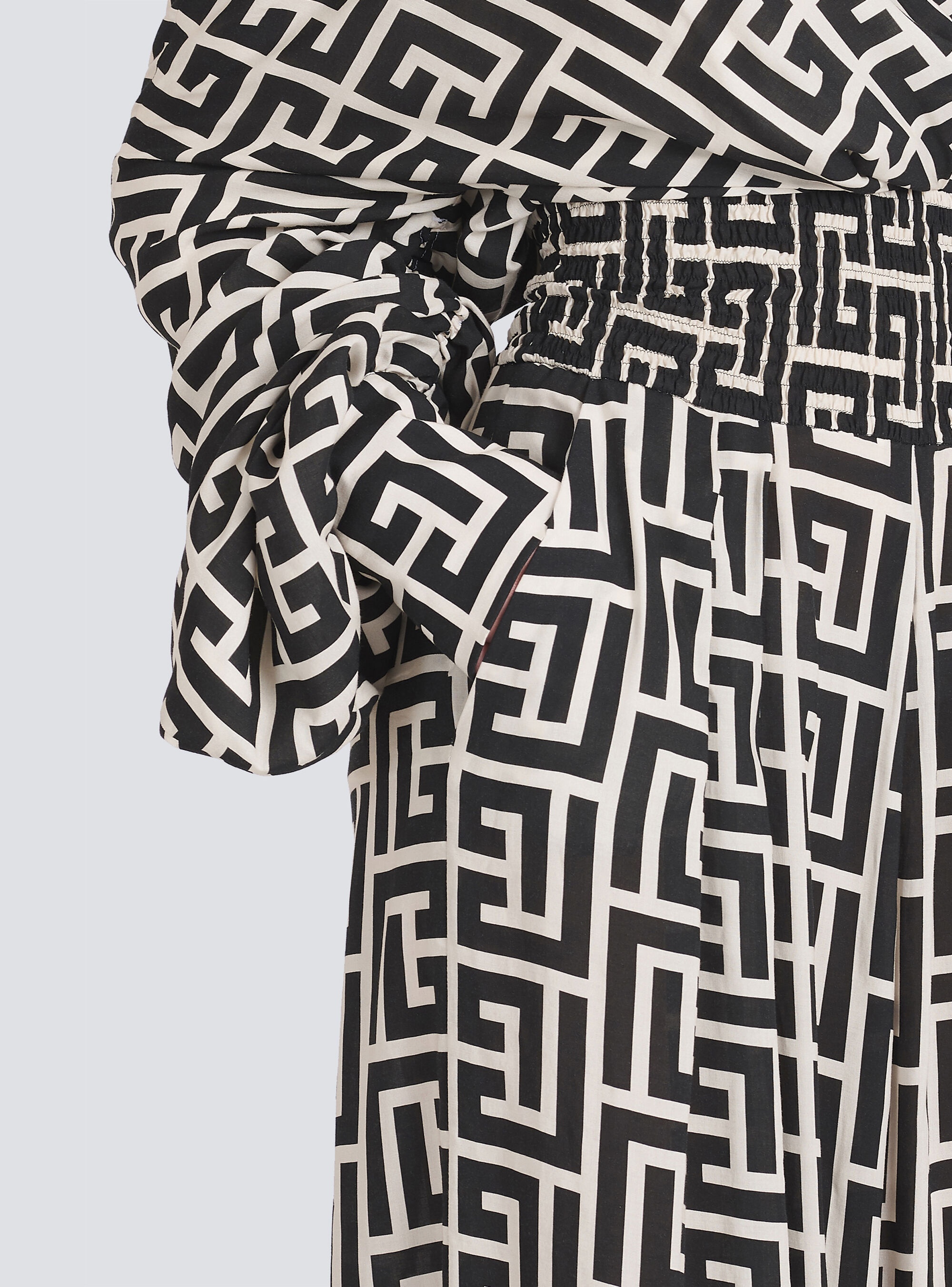 Balmain eco-designed monogram jumpsuit - 9