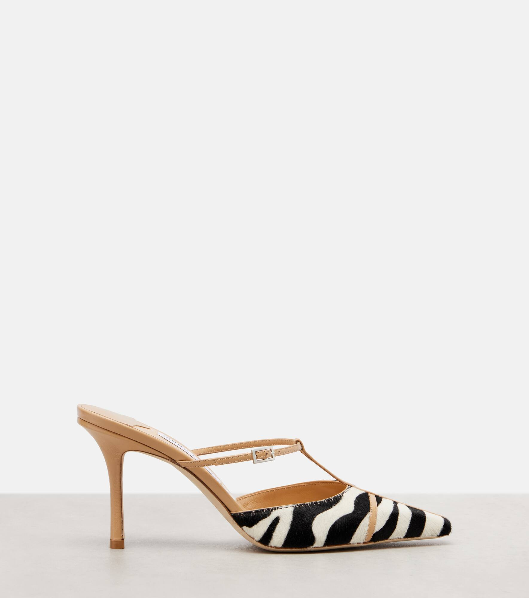 x Conner Ives Gloria 85 calf hair mules - 4