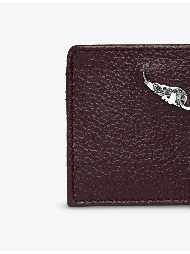 Zadig & Voltaire ZV Pass logo-plaque leather cardholder outlook