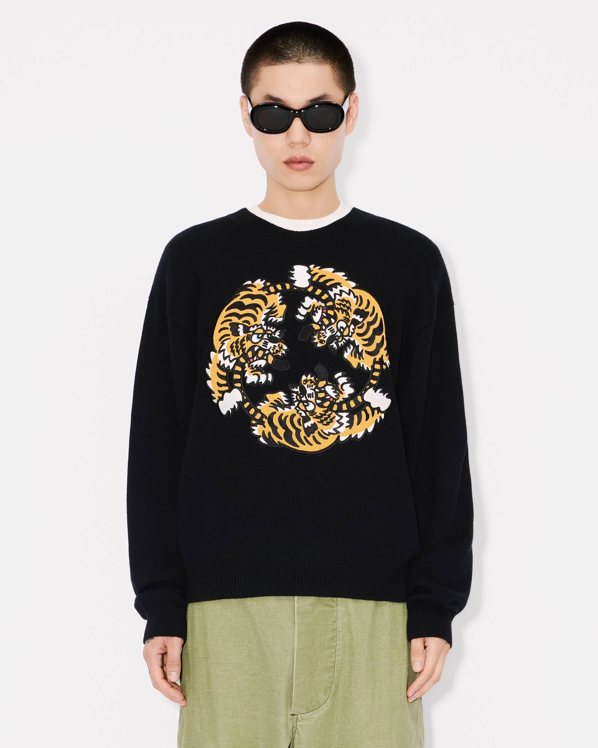 'KENZO VERDY MARKET' genderless embroidered jumper in wool and cotton - 8