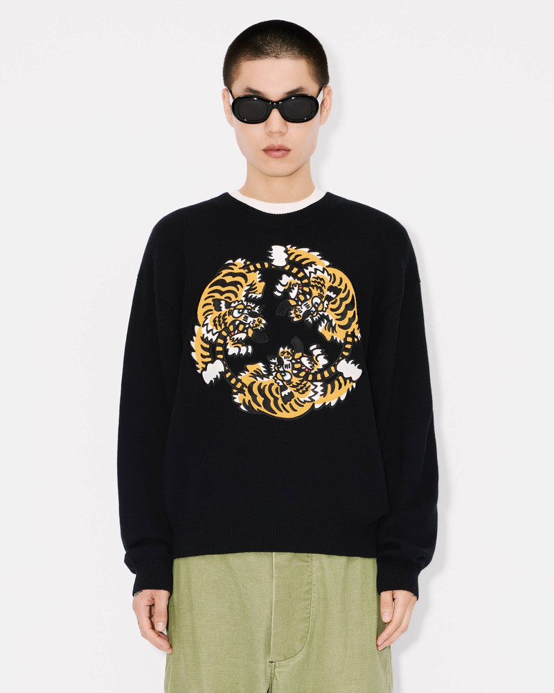 'KENZO VERDY MARKET' genderless embroidered jumper in wool and cotton 8