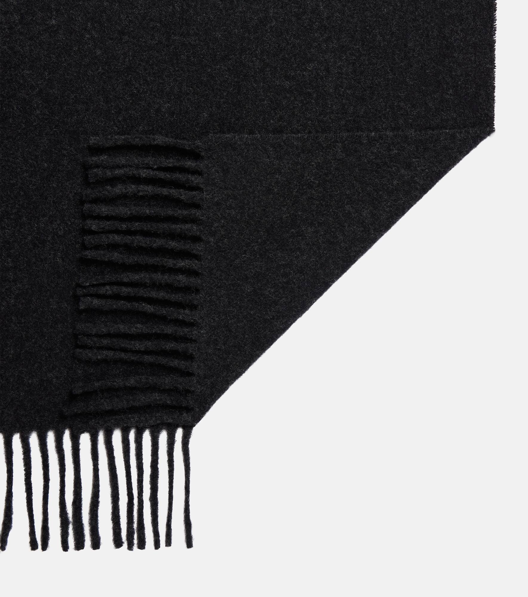 Fringed wool scarf - 4