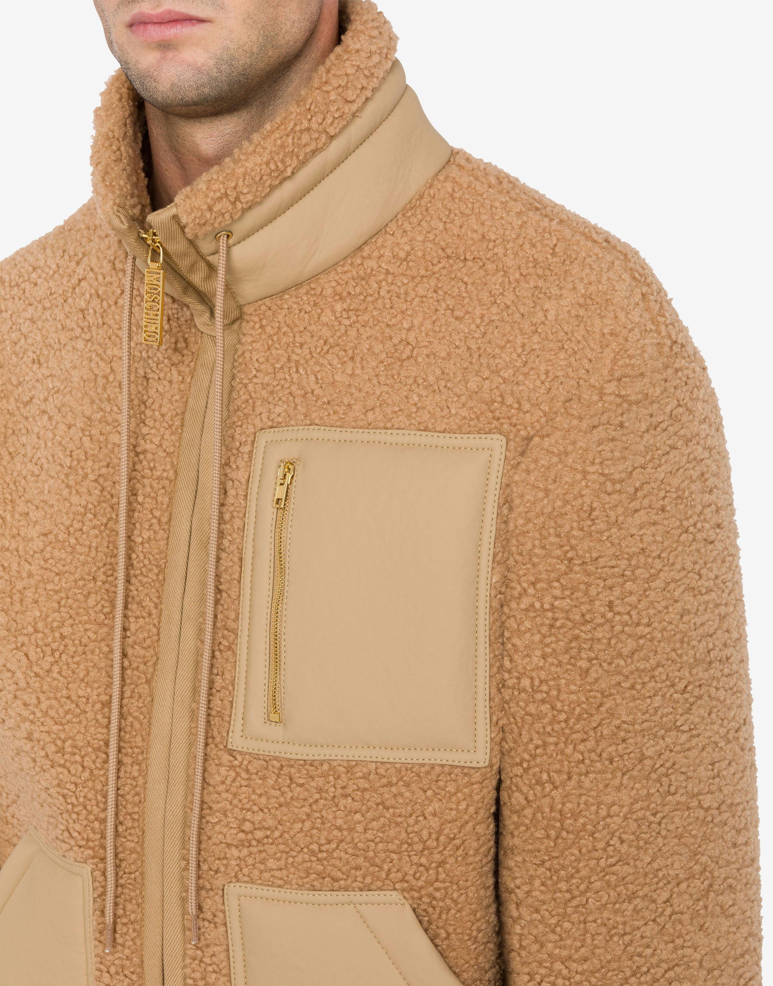 SOFT FABRIC JACKET WITH ZIP - 4