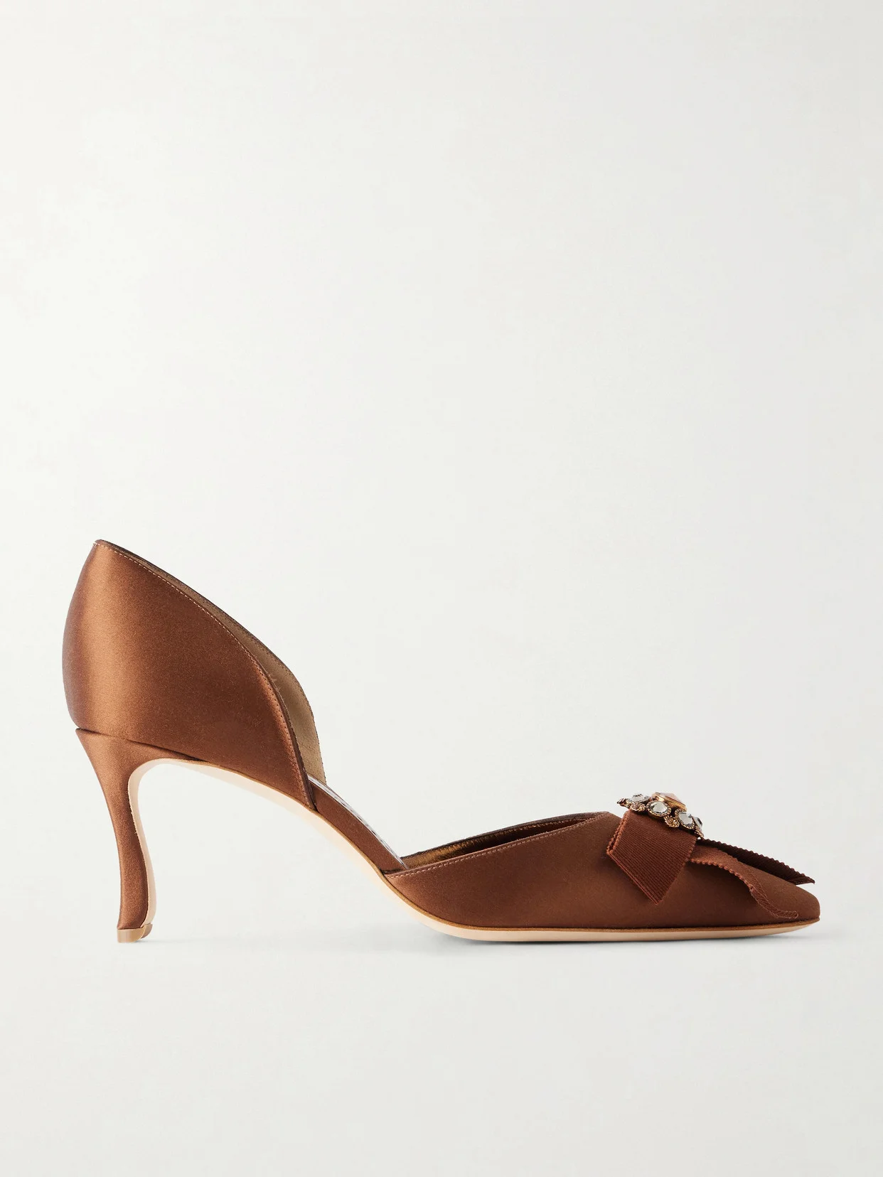 Apidosa 70 Embellished Satin Pumps - 1