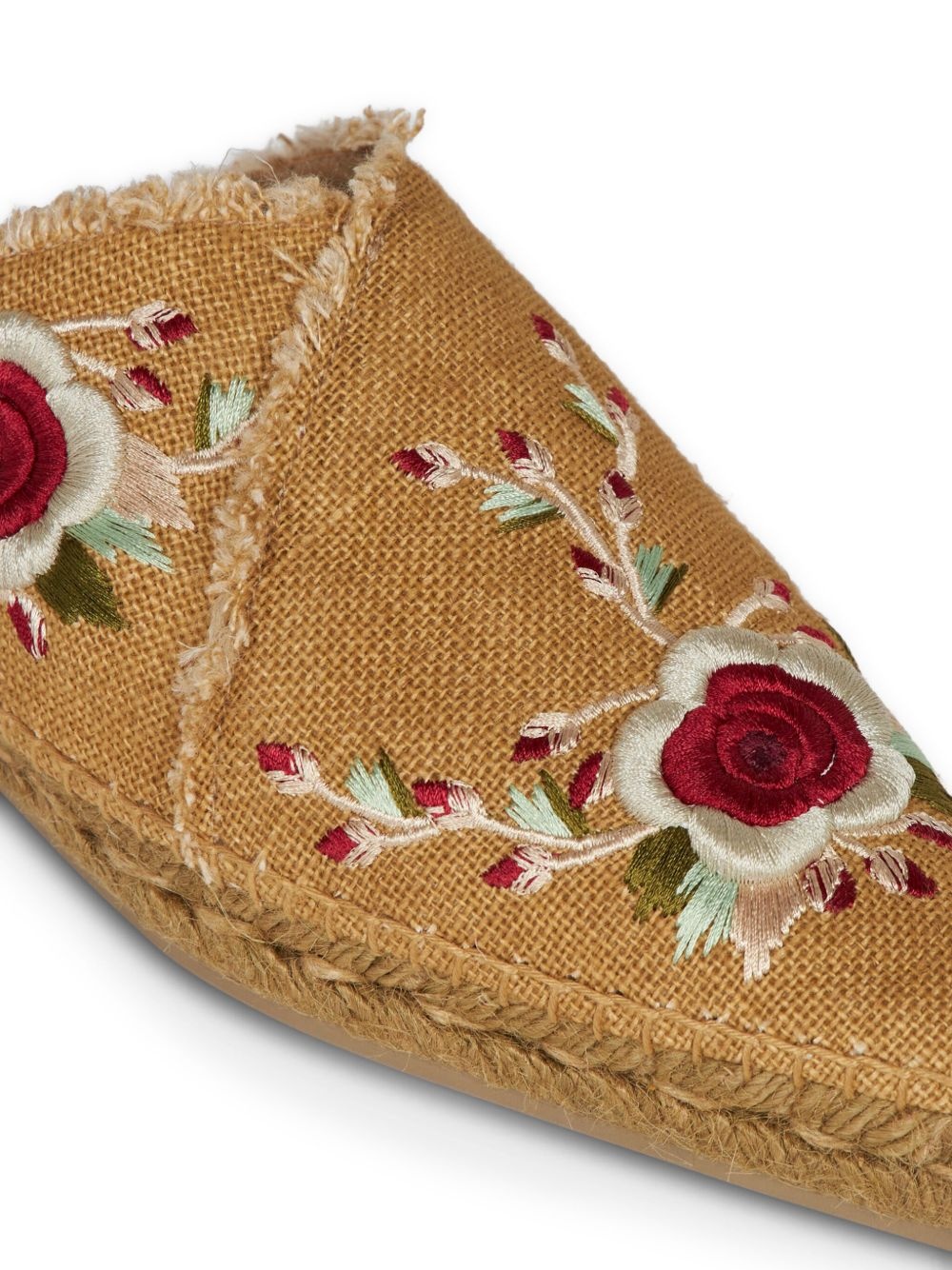 floral embroidered espadrilles - 4