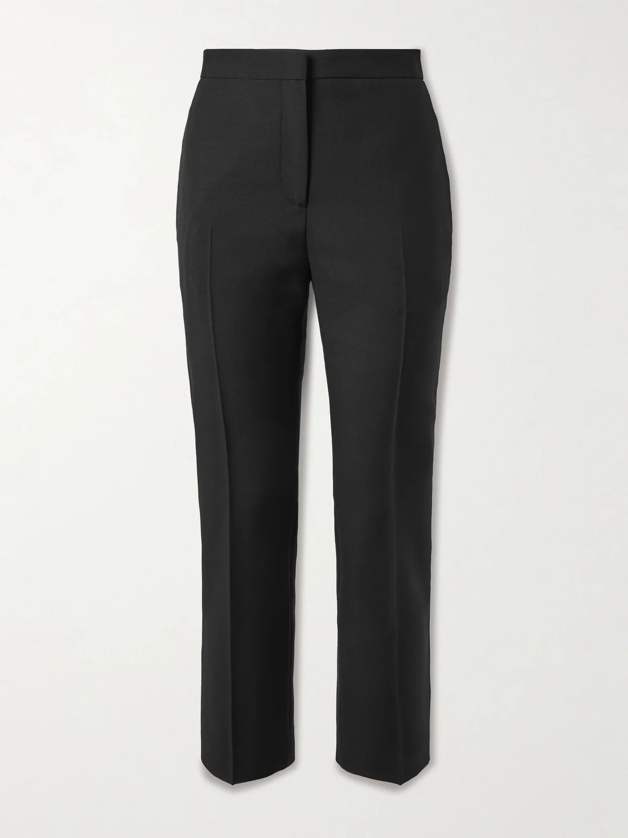 Wool And Mohair-blend Tapered Pants - 1