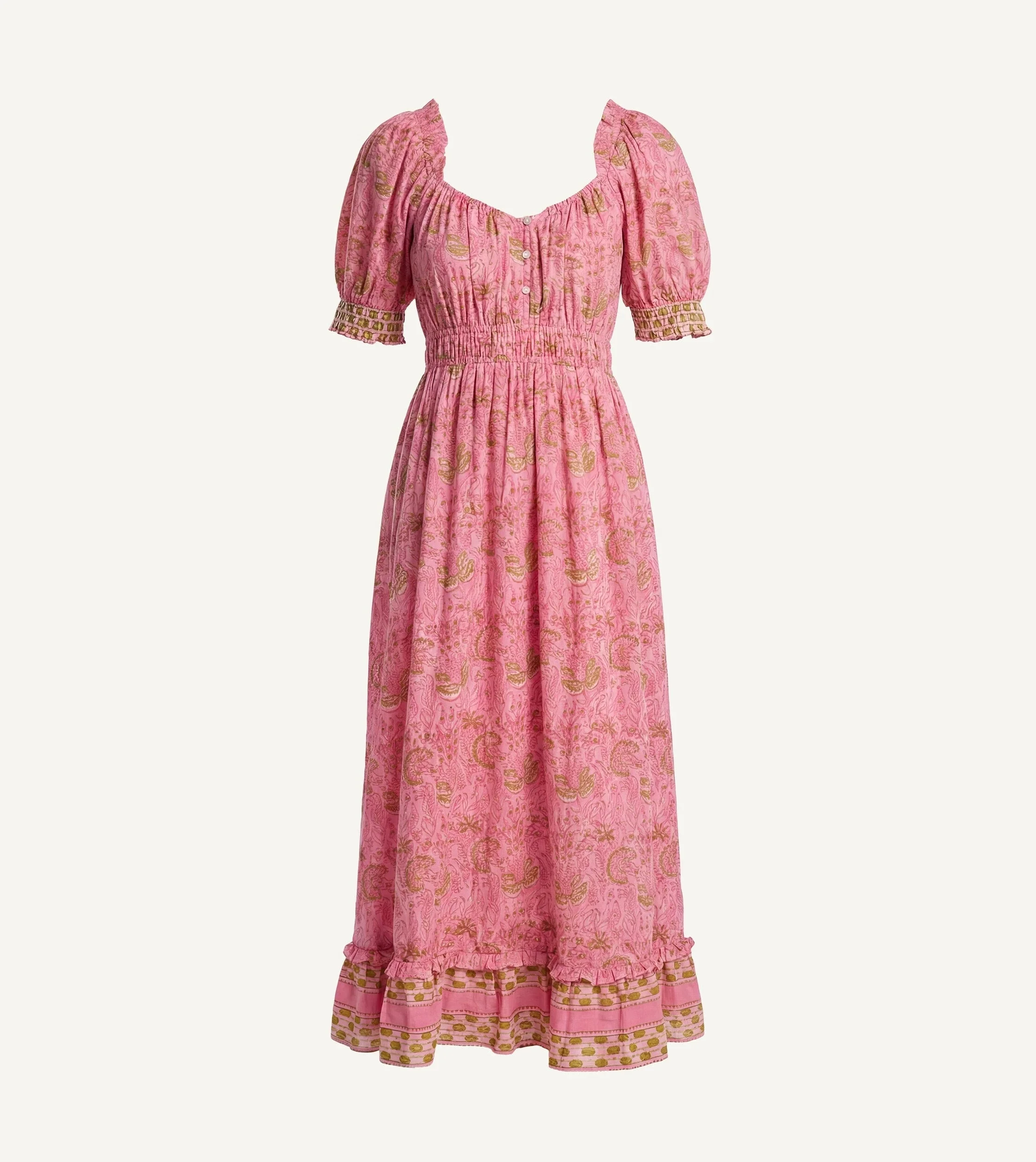 MARCELLA ANKLE DRESS | WILDFLOWER PRISM PINK - 1
