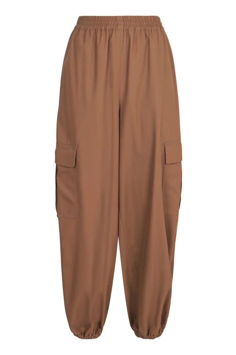 Max Mara Cotton Baggy Trousers - 1