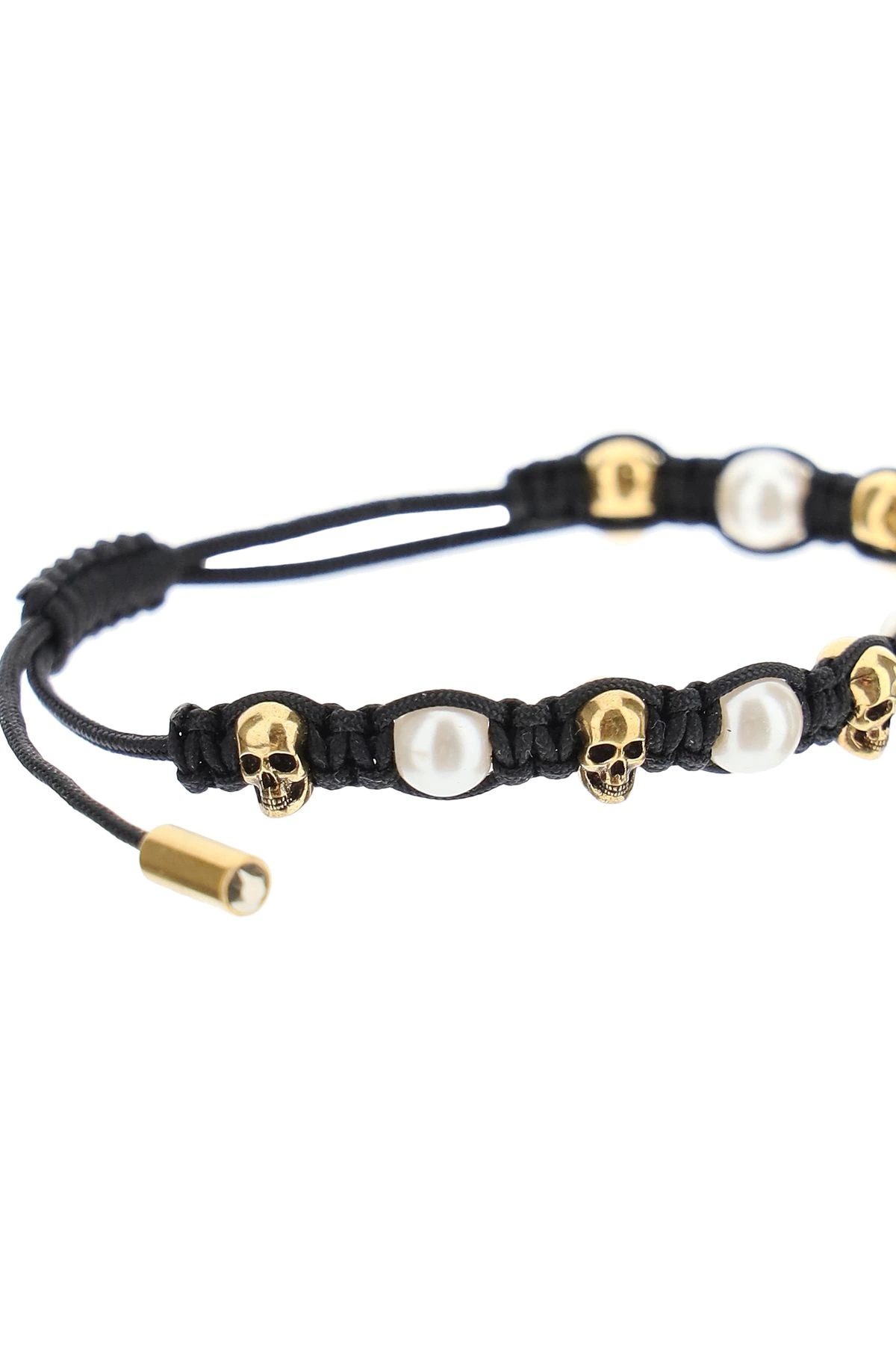 SKULL AND PEARL FRIENDSHIP BRACELET - 3