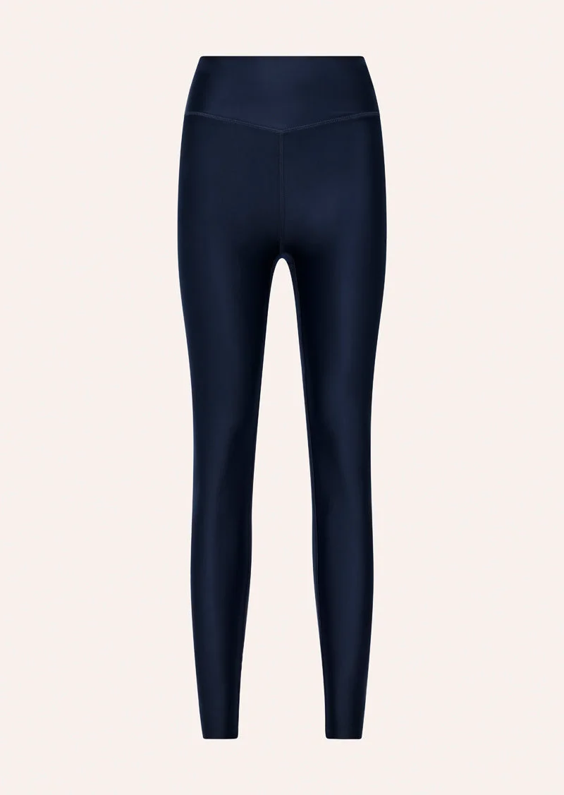 FAIRMONT FULL LENGTH LEGGING IN DARK NAVY SHINE - 1